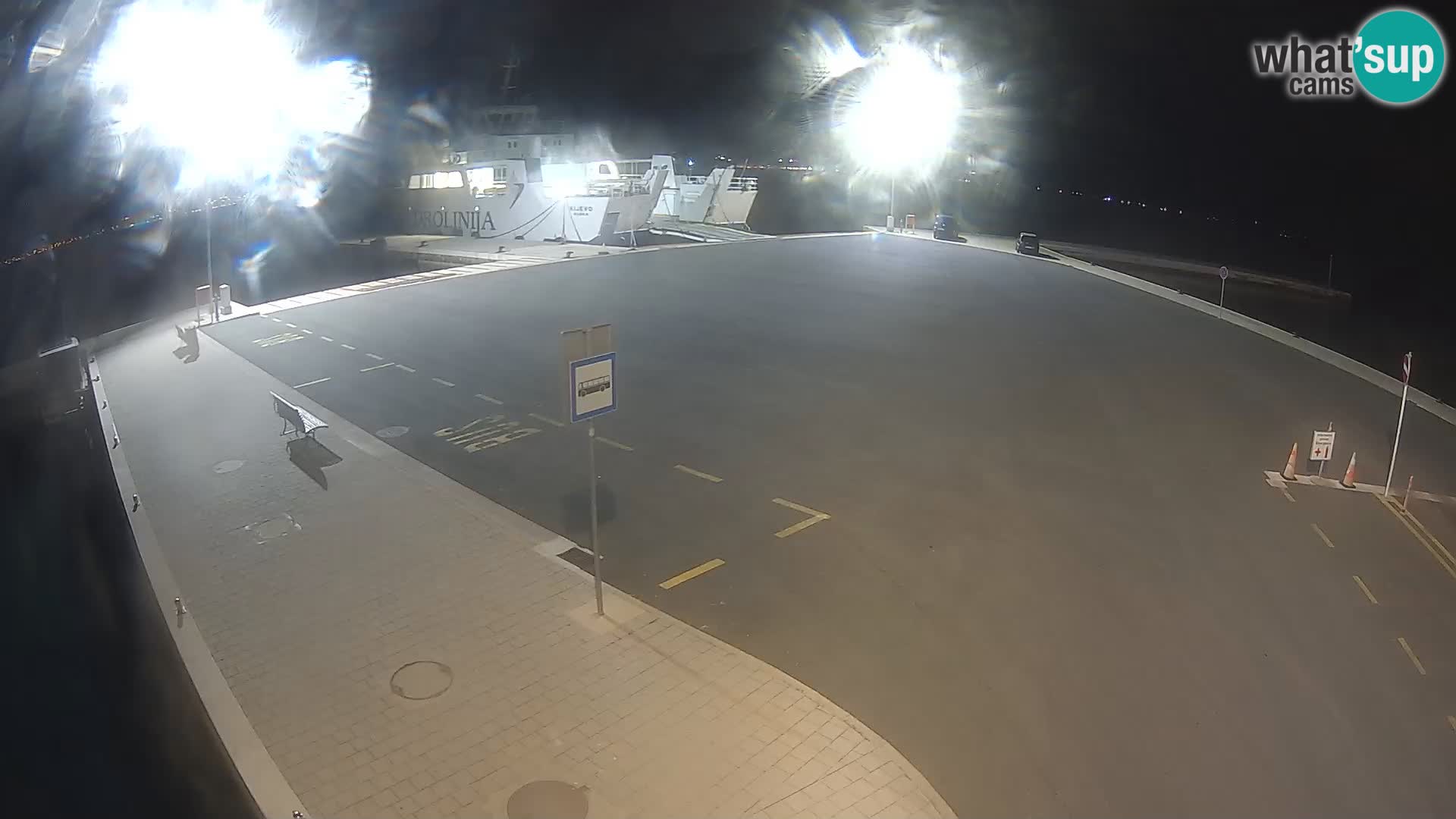 Tkon Live cam – ferry – Dalmatie – Croatie