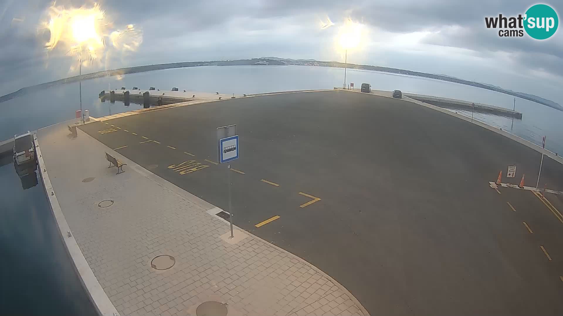 Tkon Live cam – ferry – Dalmatie – Croatie