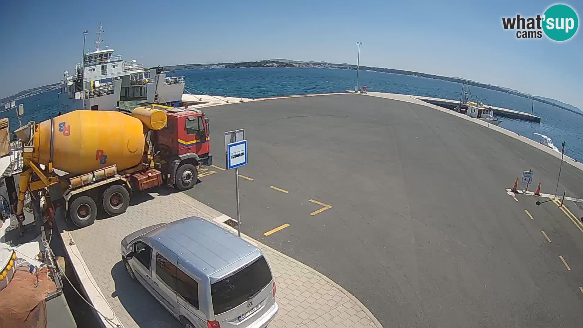 Tkon Live cam – traghetto – Dalmazia – Croazia