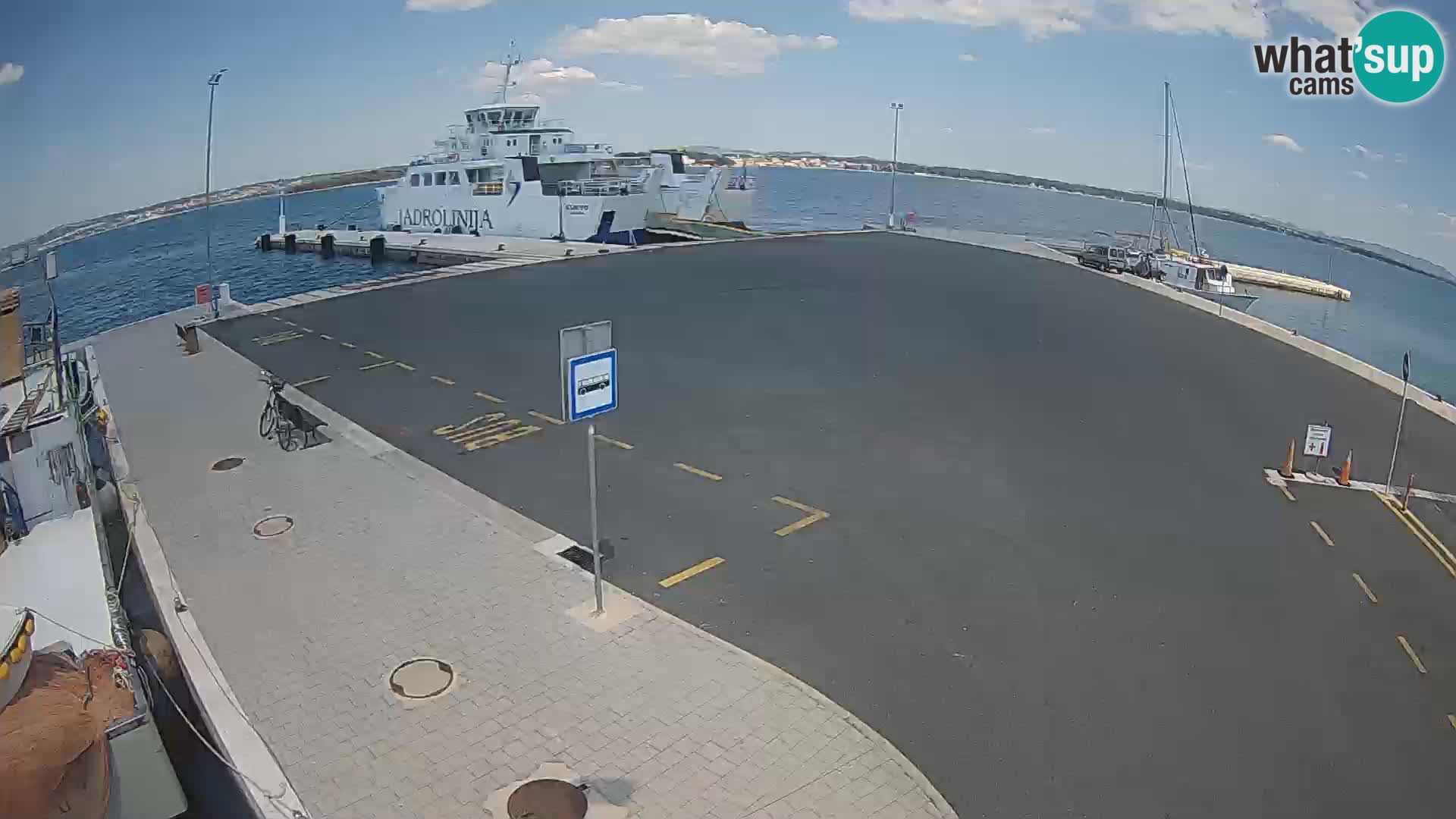 Tkon Live cam – traghetto – Dalmazia – Croazia