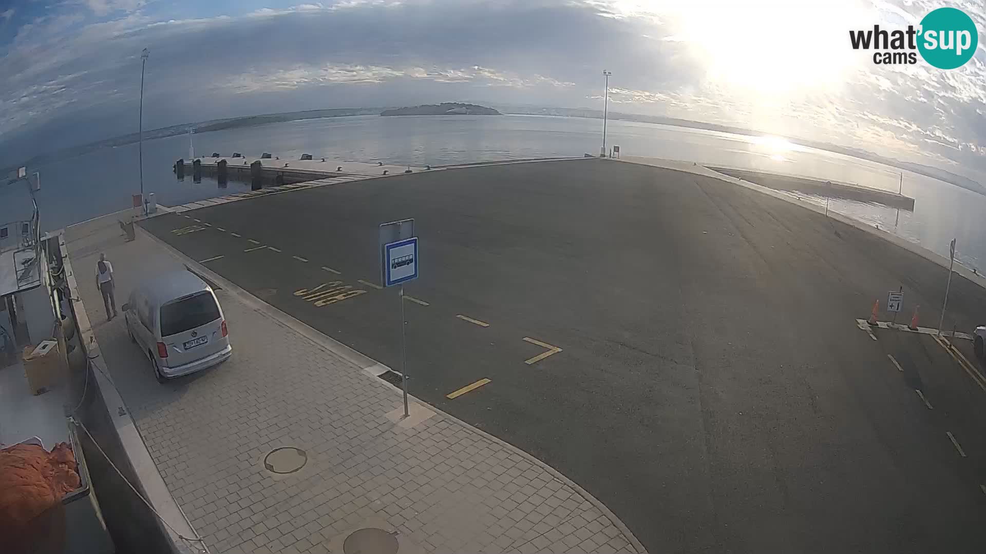 Tkon Live cam – ferry – Dalmatia – Croatia