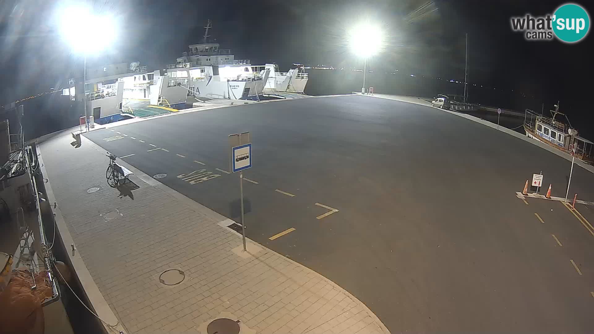 Tkon Live cam – ferry – Dalmatie – Croatie