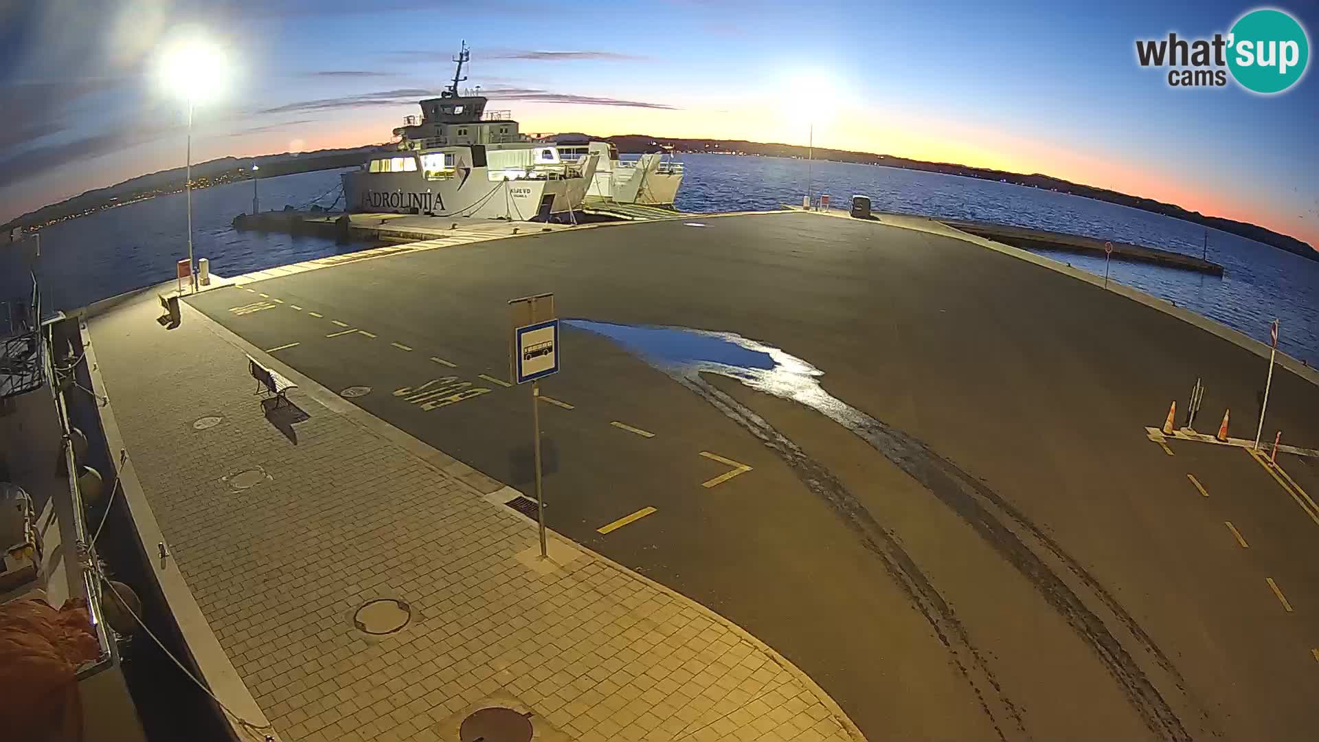 Tkon Live cam – ferry – Dalmatia – Croatia