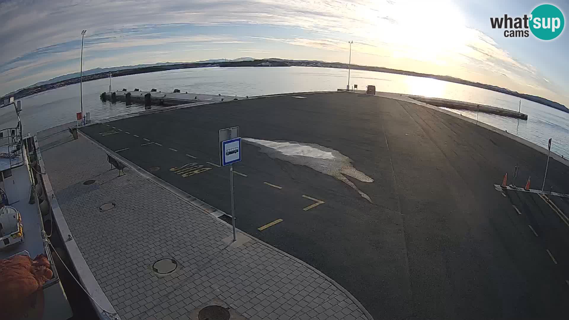 Tkon Live cam – ferry – Dalmatia – Croatia