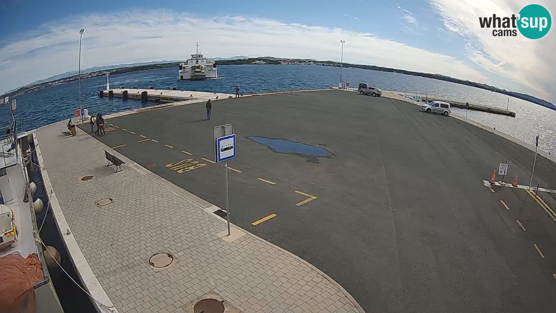Tkon Live cam – ferry – Dalmatia – Croatia