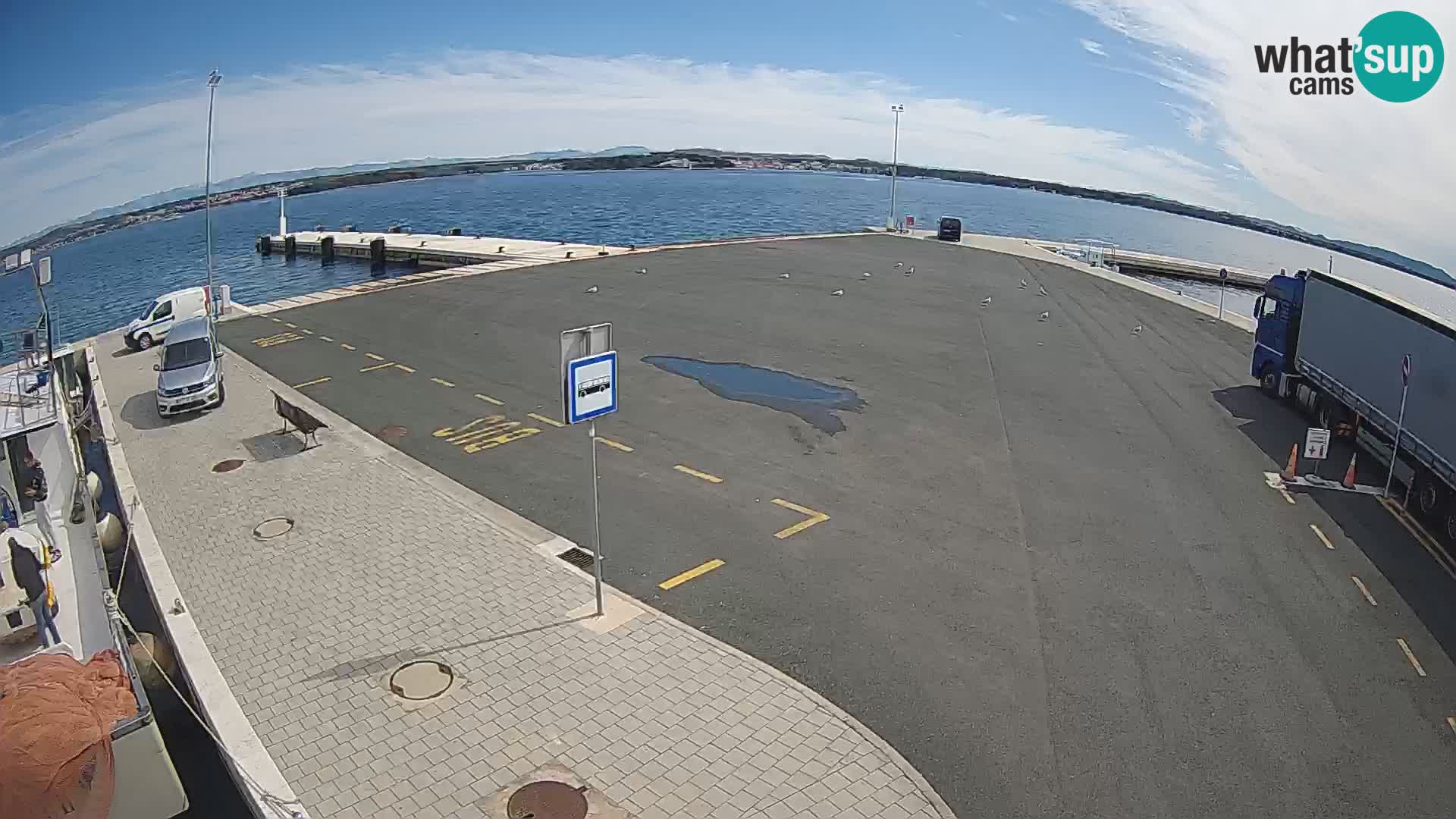 Tkon Live cam – ferry – Dalmatia – Croatia