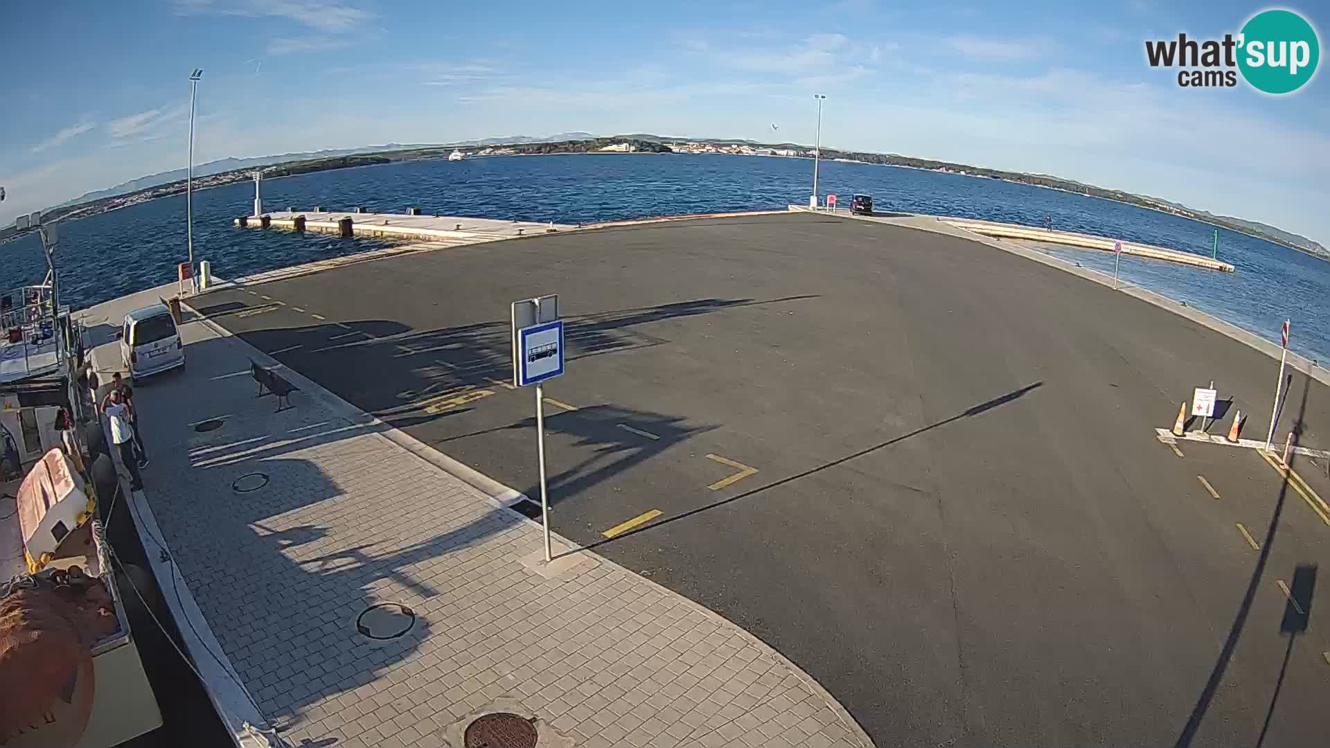 Tkon Live cam – ferry – Dalmatia – Croatia
