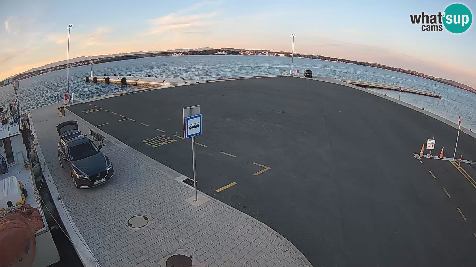 Tkon Live cam – ferry – Dalmatie – Croatie
