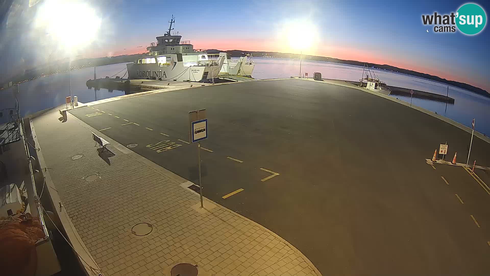 Tkon Live cam – ferry – Dalmatia – Croatia