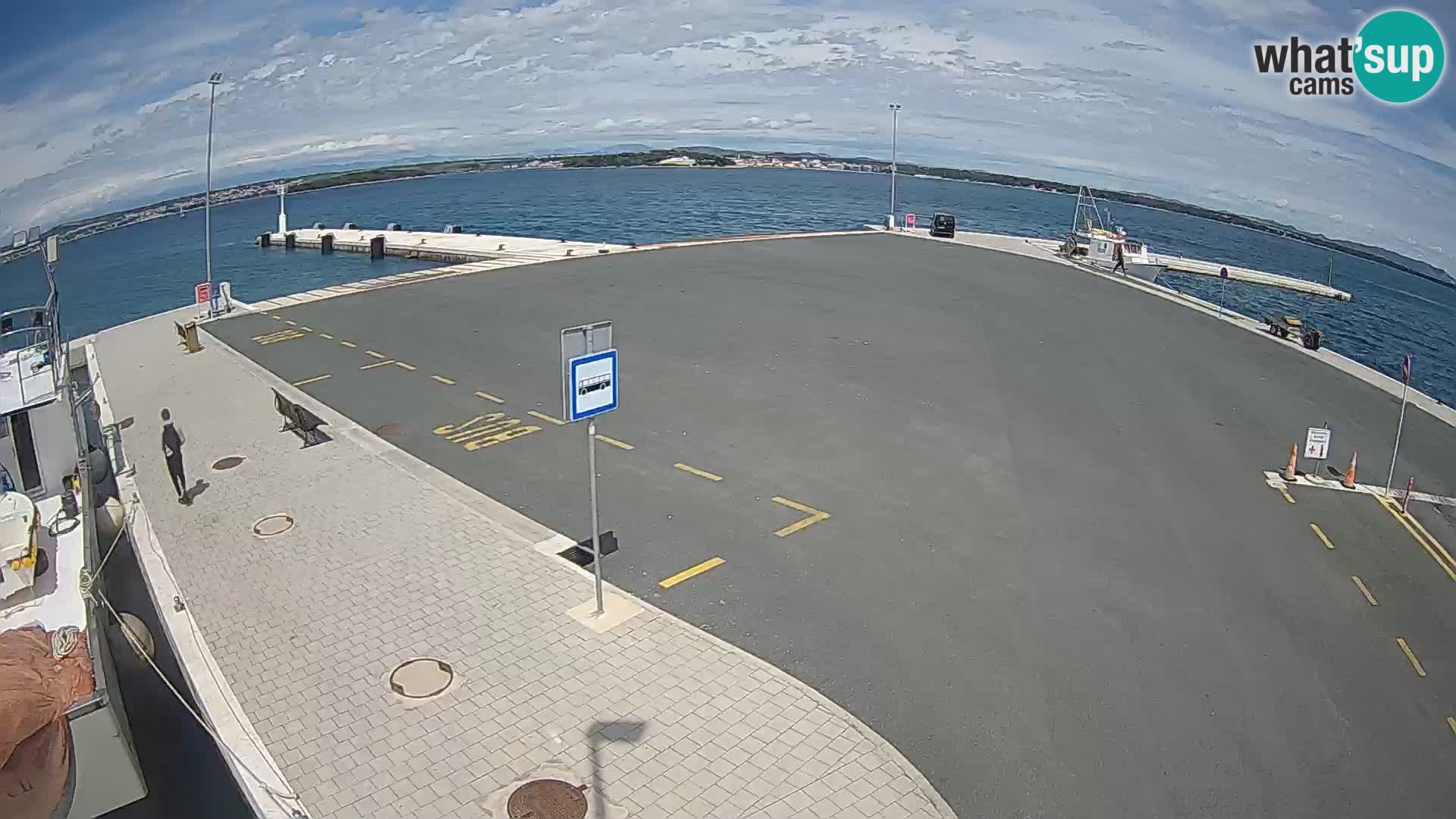 Tkon Live cam – ferry – Dalmatie – Croatie
