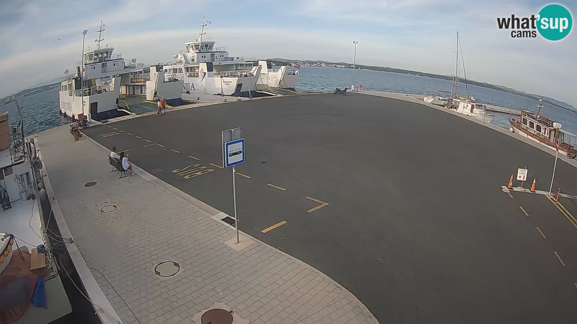 Tkon Live cam – ferry – Dalmatia – Croatia