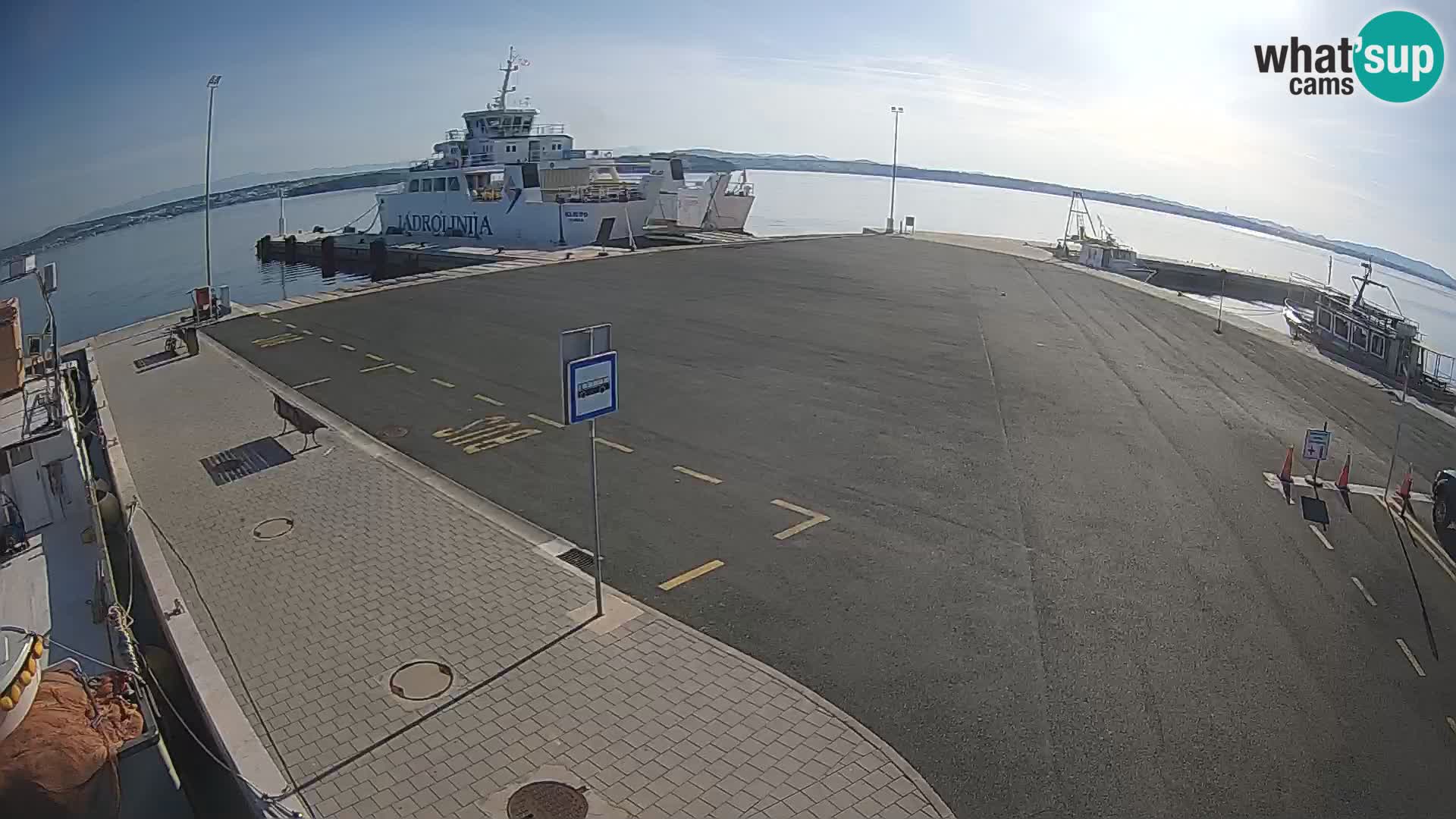Tkon Live cam – ferry – Dalmatia – Croatia