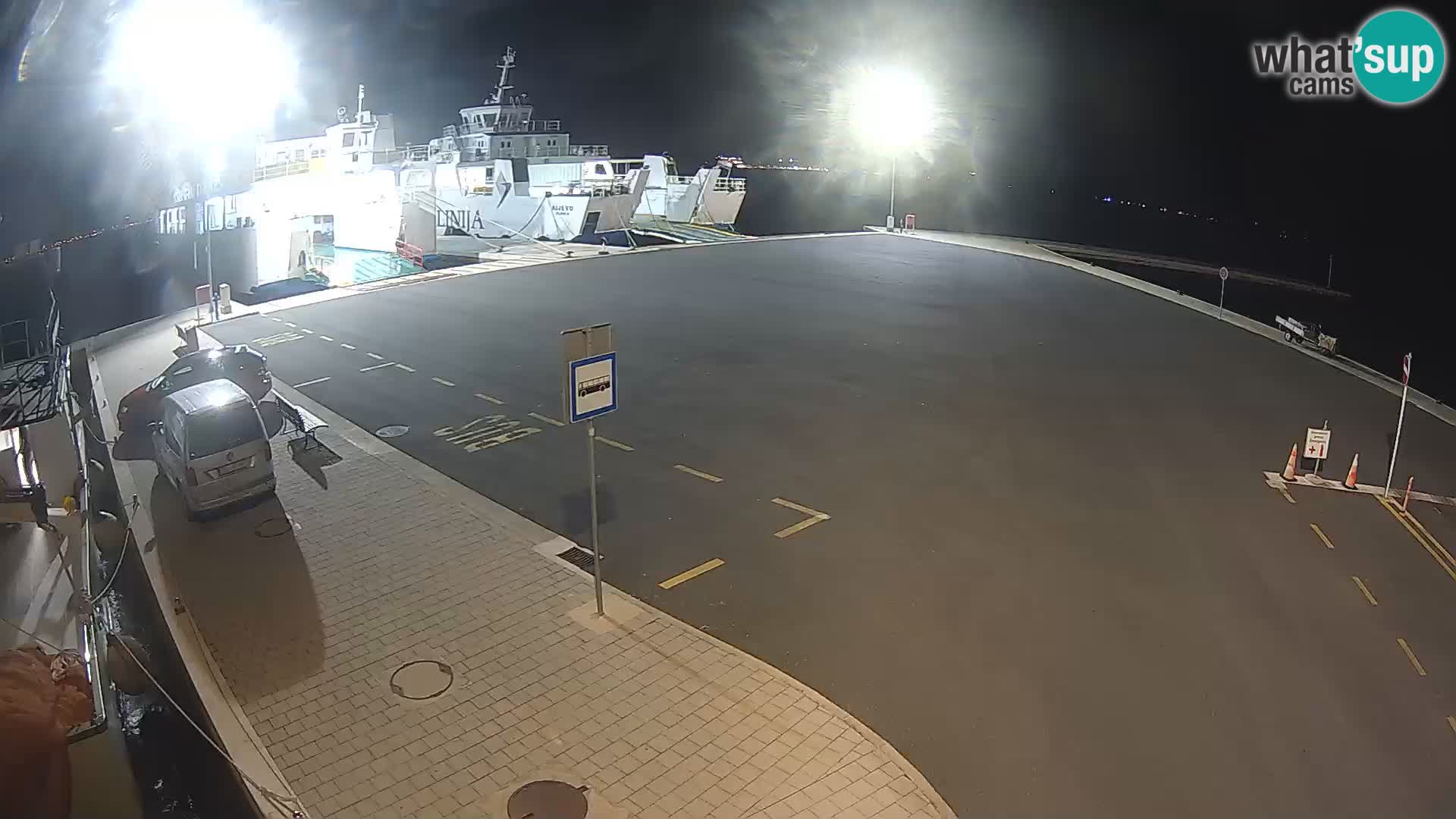 Tkon Live cam – ferry – Dalmatie – Croatie