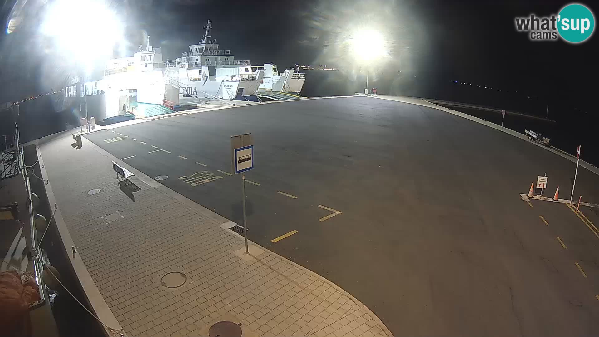 Tkon Live cam – ferry – Dalmatie – Croatie