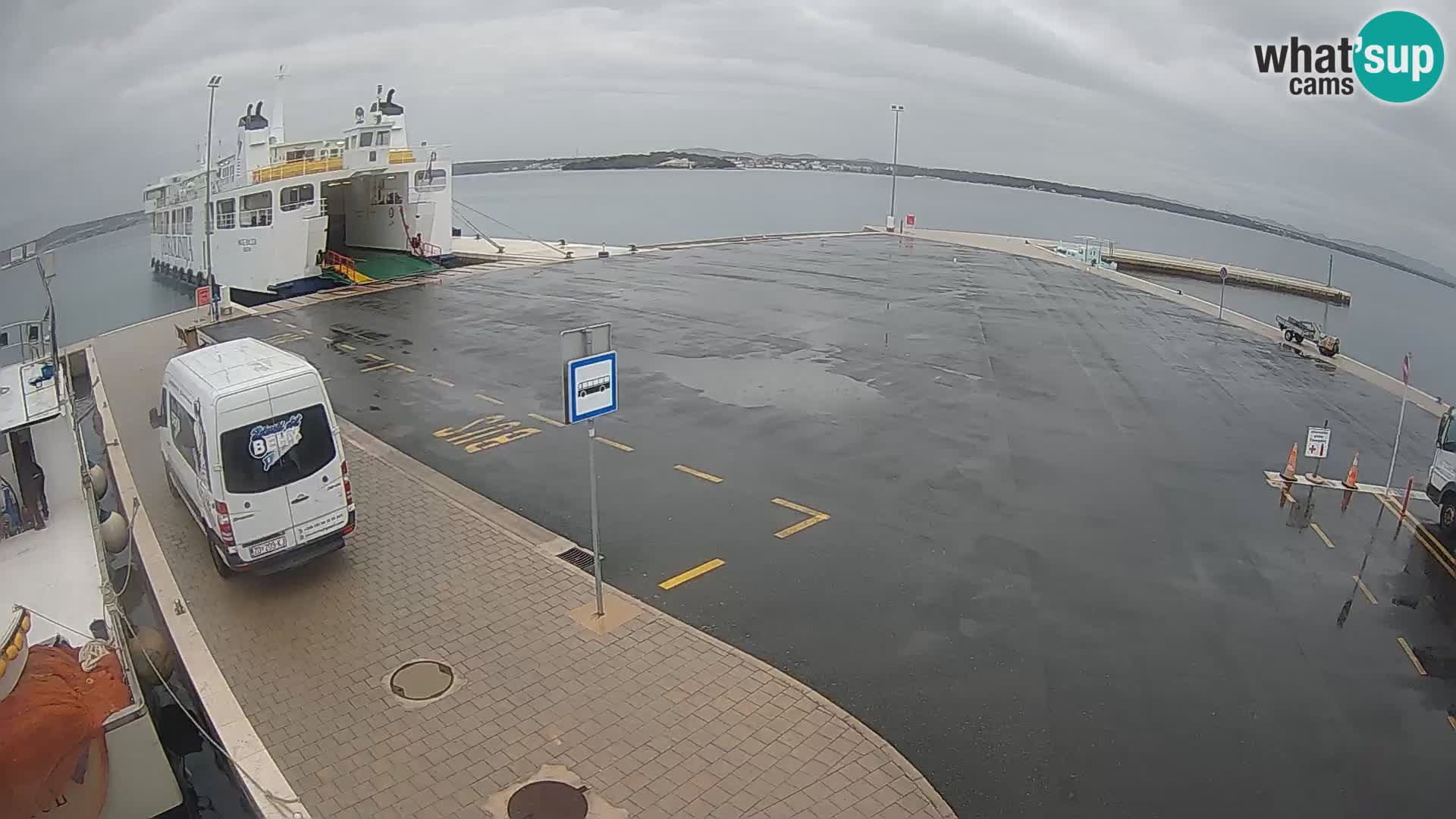 Tkon Live cam – ferry – Dalmatie – Croatie