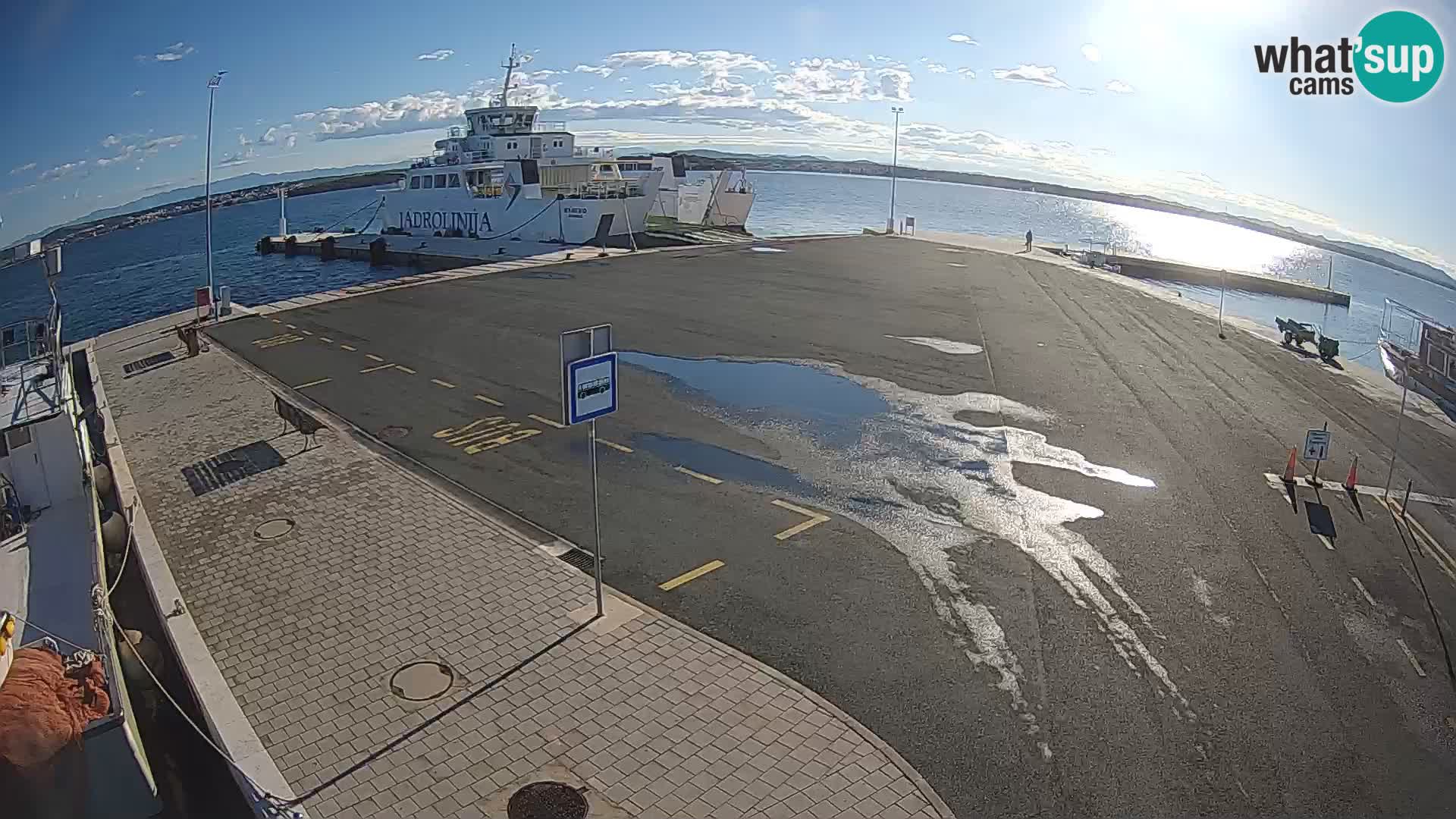 Tkon Live cam – ferry – Dalmatia – Croatia