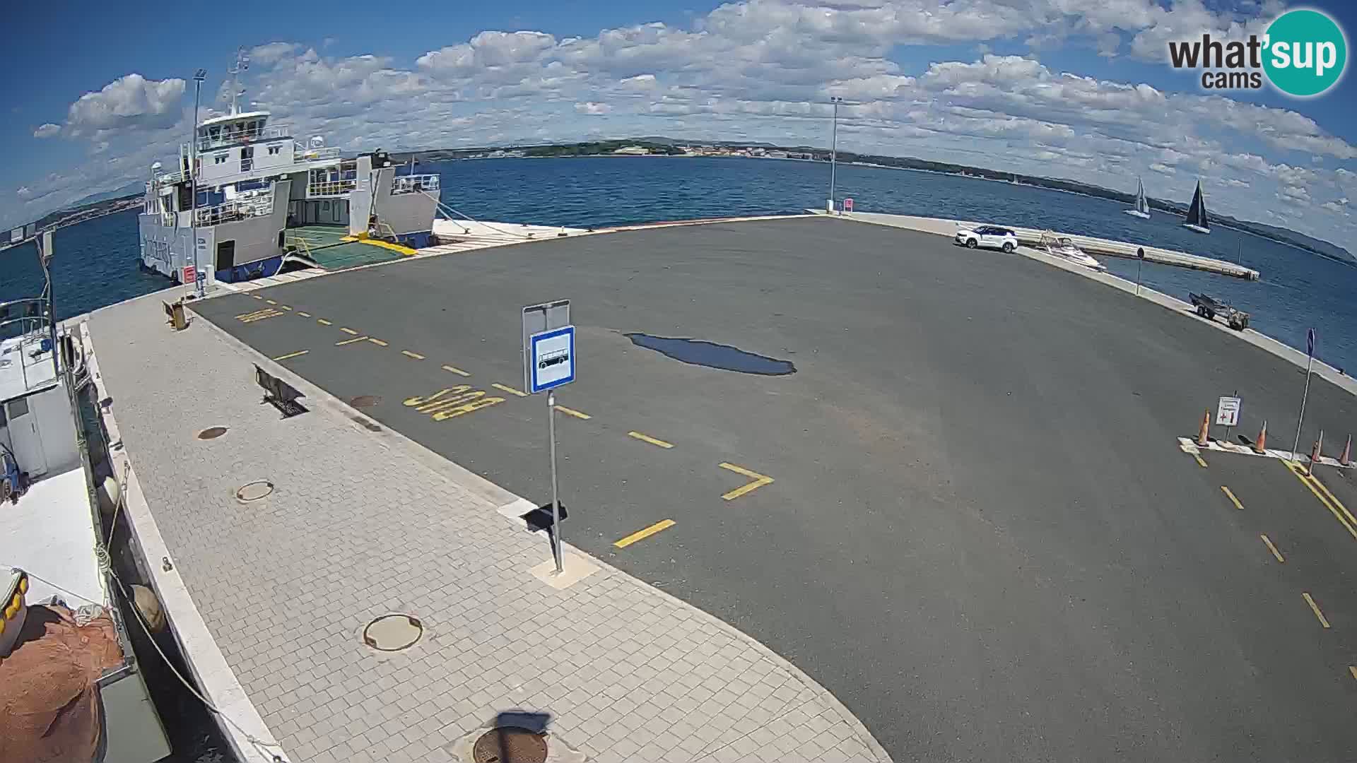 Tkon Live cam – ferry – Dalmatia – Croatia