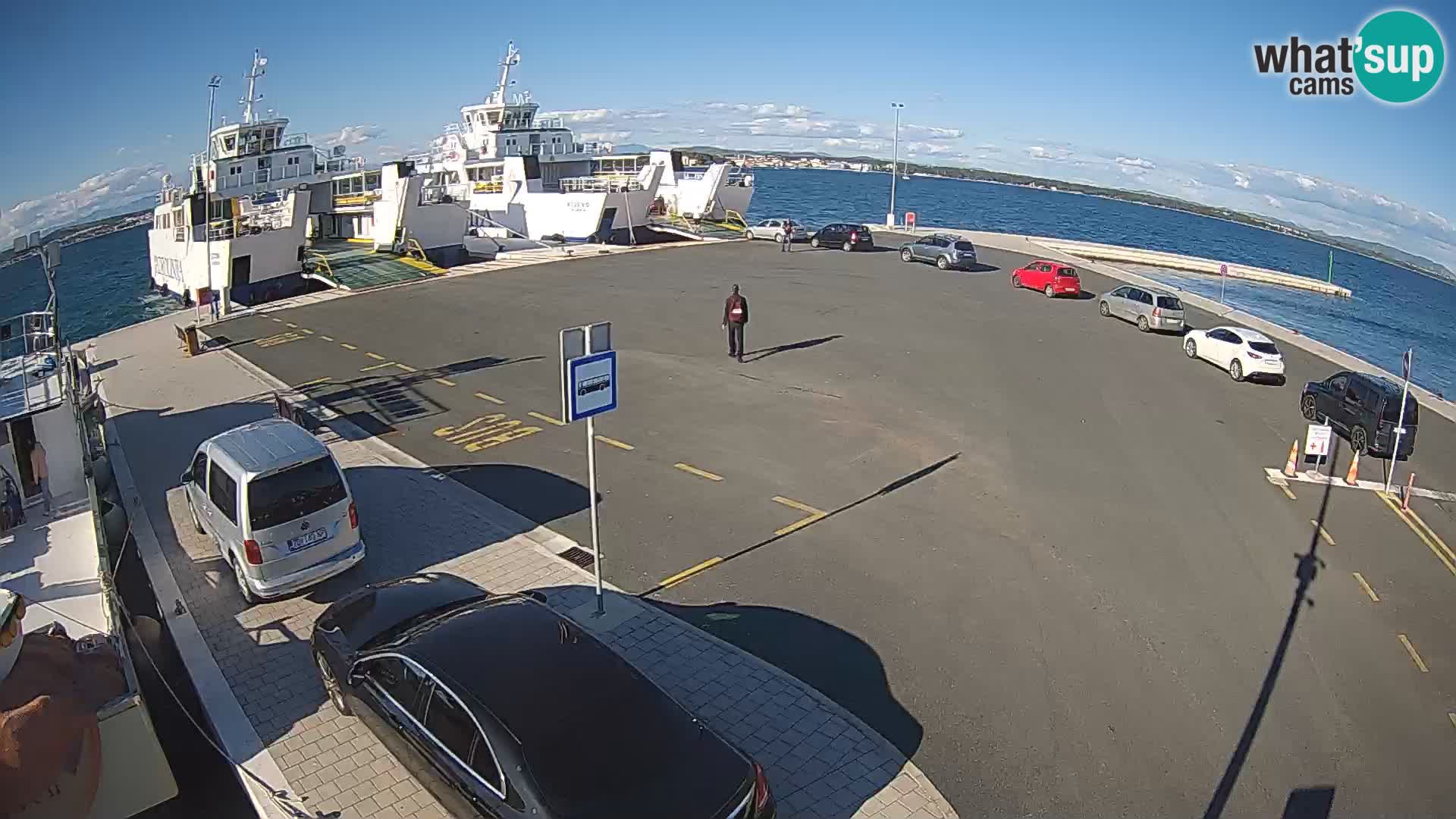 Tkon Live cam – ferry – Dalmatia – Croatia