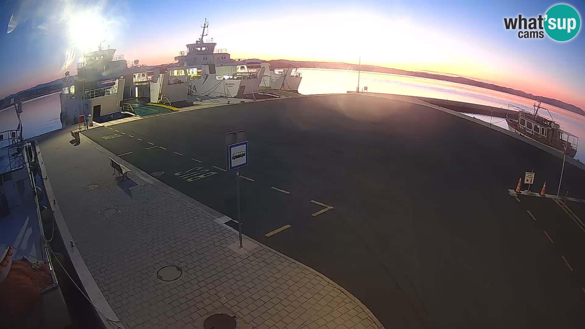 Tkon Live cam – traghetto – Dalmazia – Croazia
