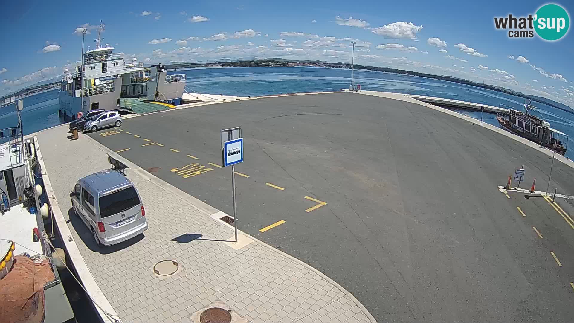 Tkon Live cam – traghetto – Dalmazia – Croazia