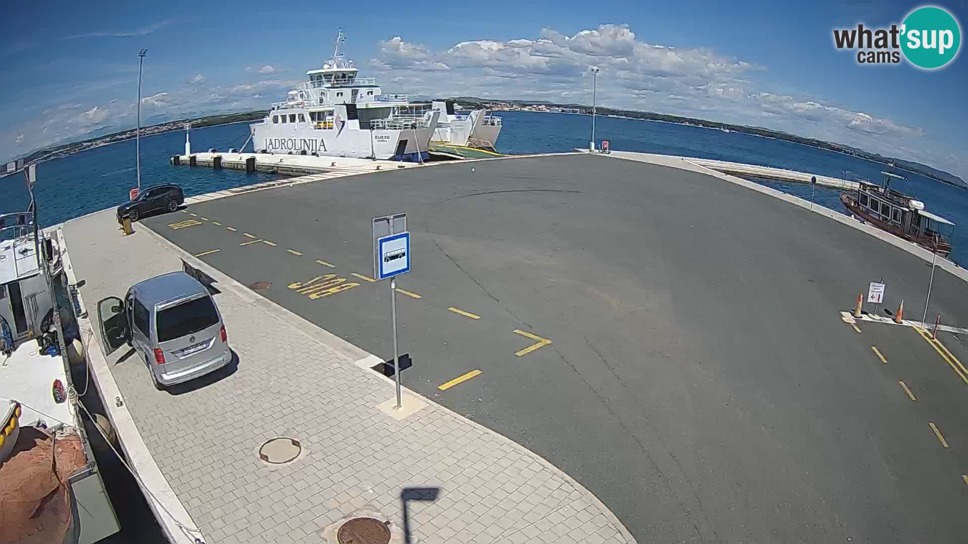 Tkon Live cam – ferry – Dalmatia – Croatia