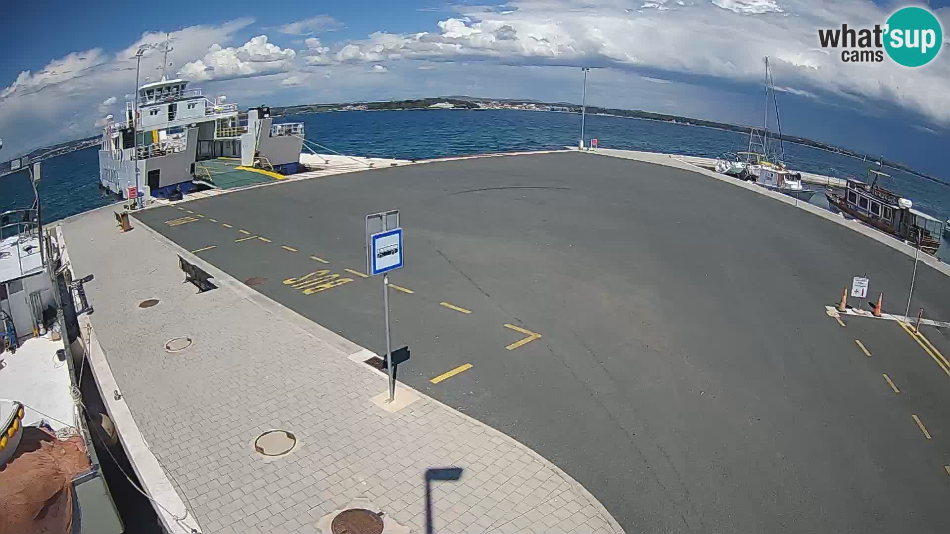 Tkon Live cam – ferry – Dalmatia – Croatia