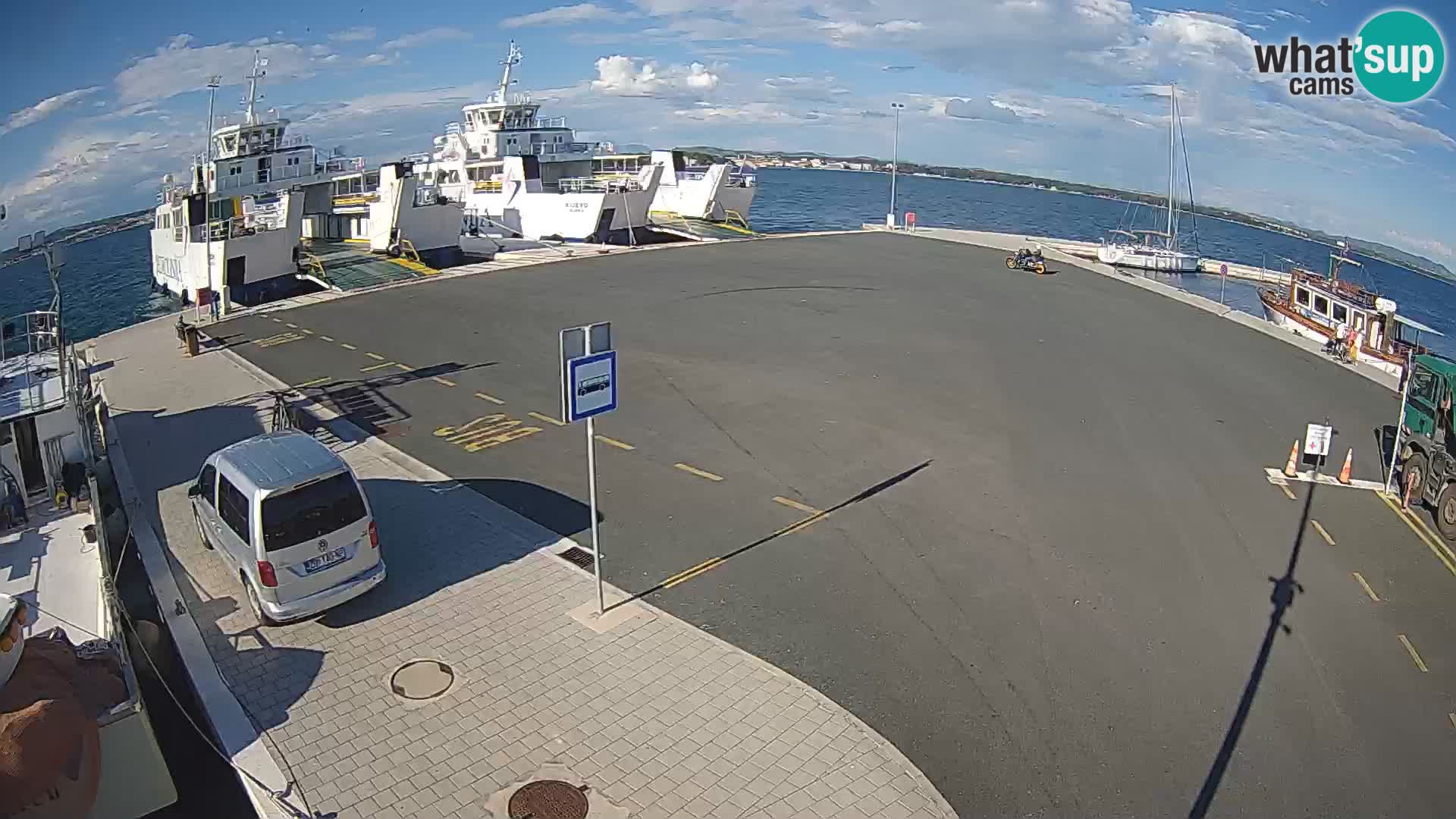 Tkon Live cam – traghetto – Dalmazia – Croazia