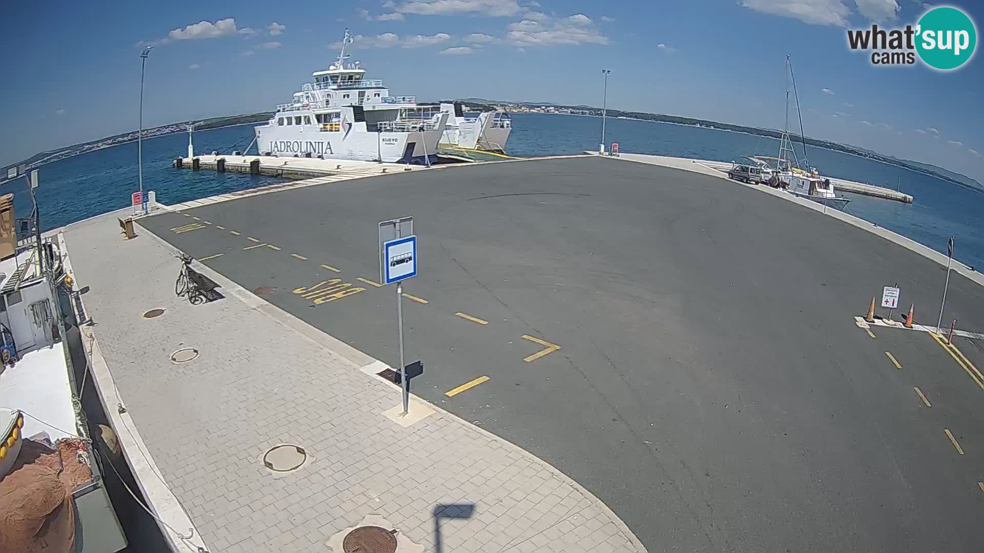 Tkon Live cam – traghetto – Dalmazia – Croazia