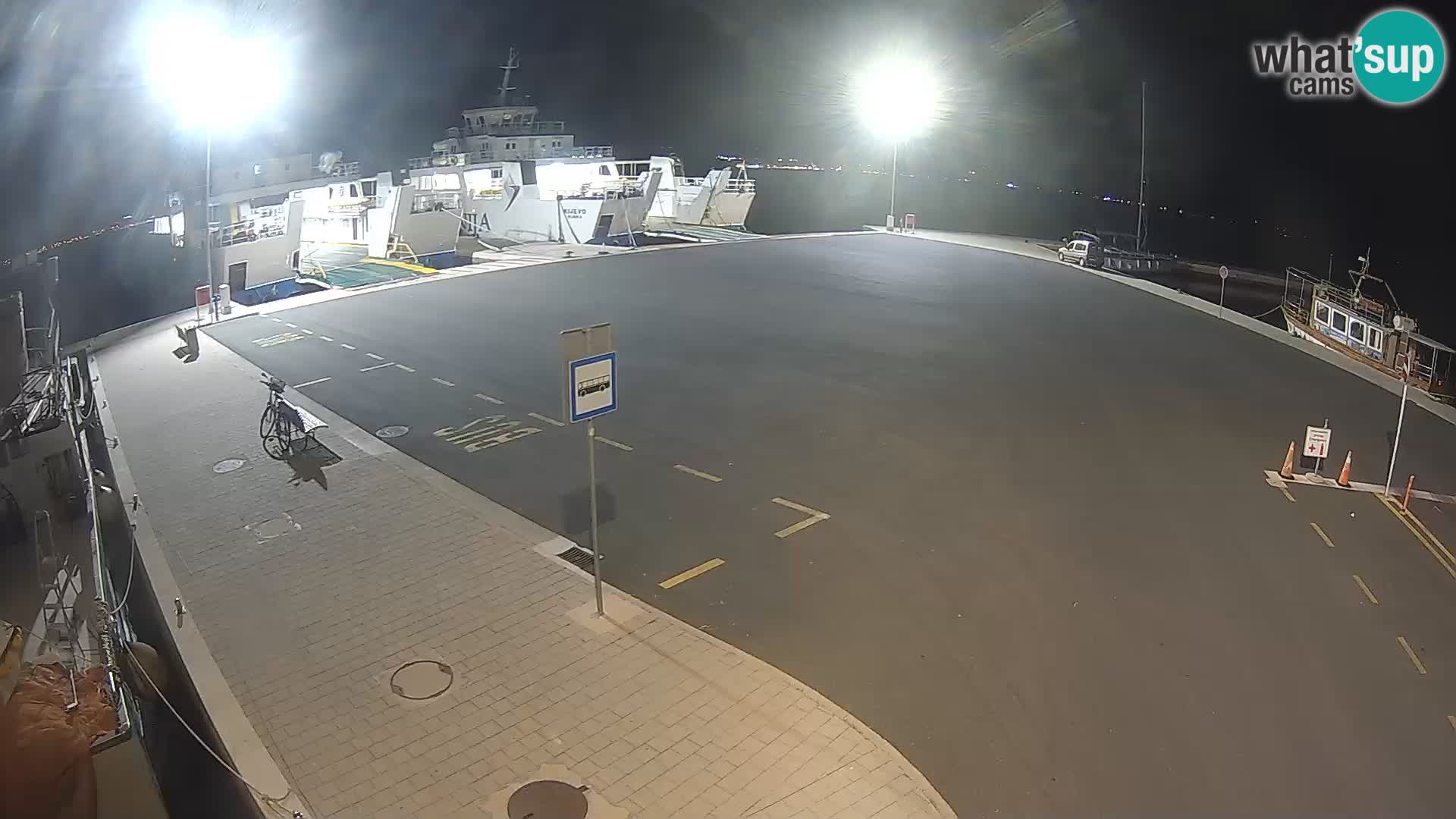 Tkon v živo – trajekt – Dalmacija – Hrvaška