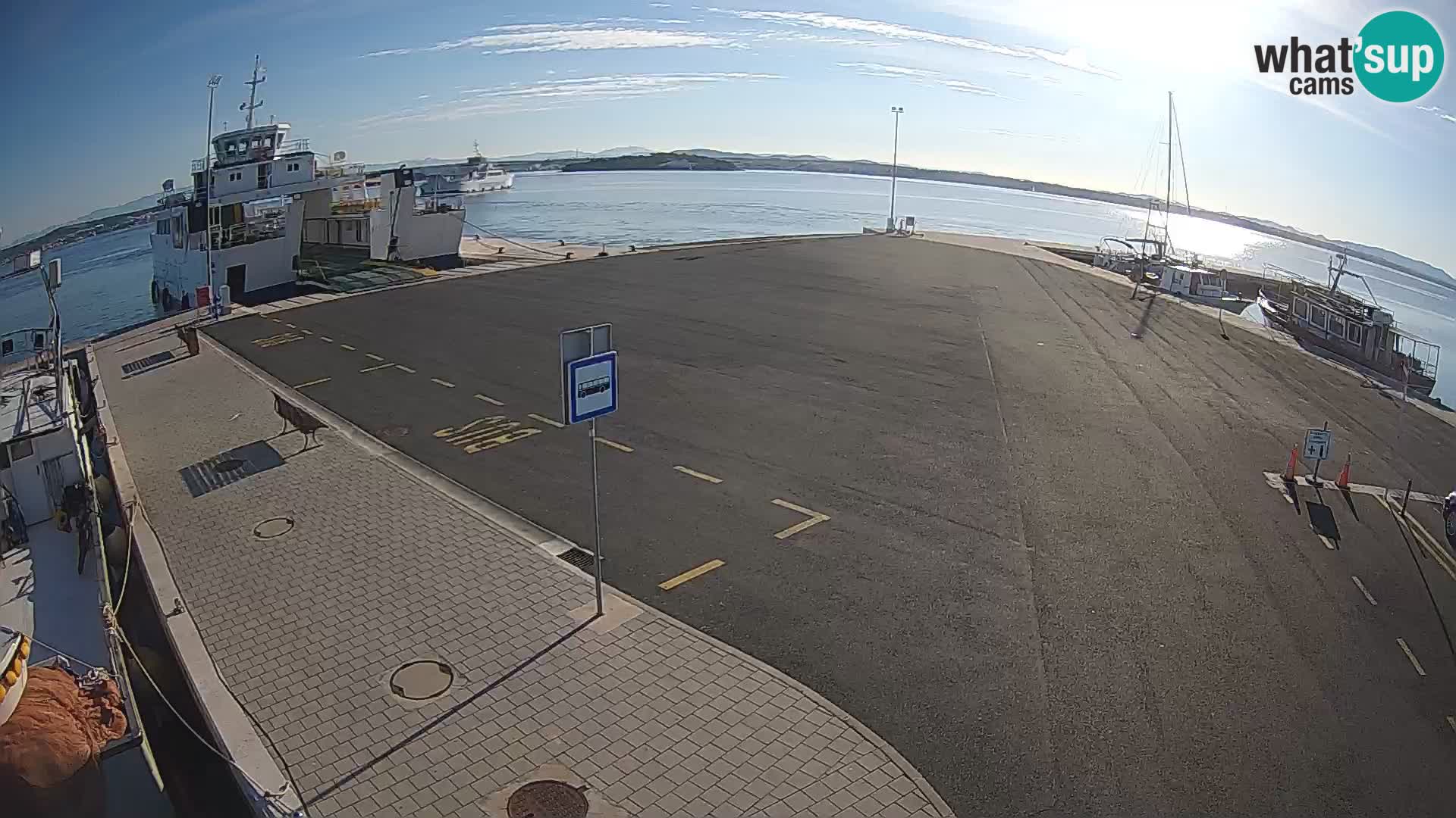 Tkon Live cam – ferry – Dalmatia – Croatia