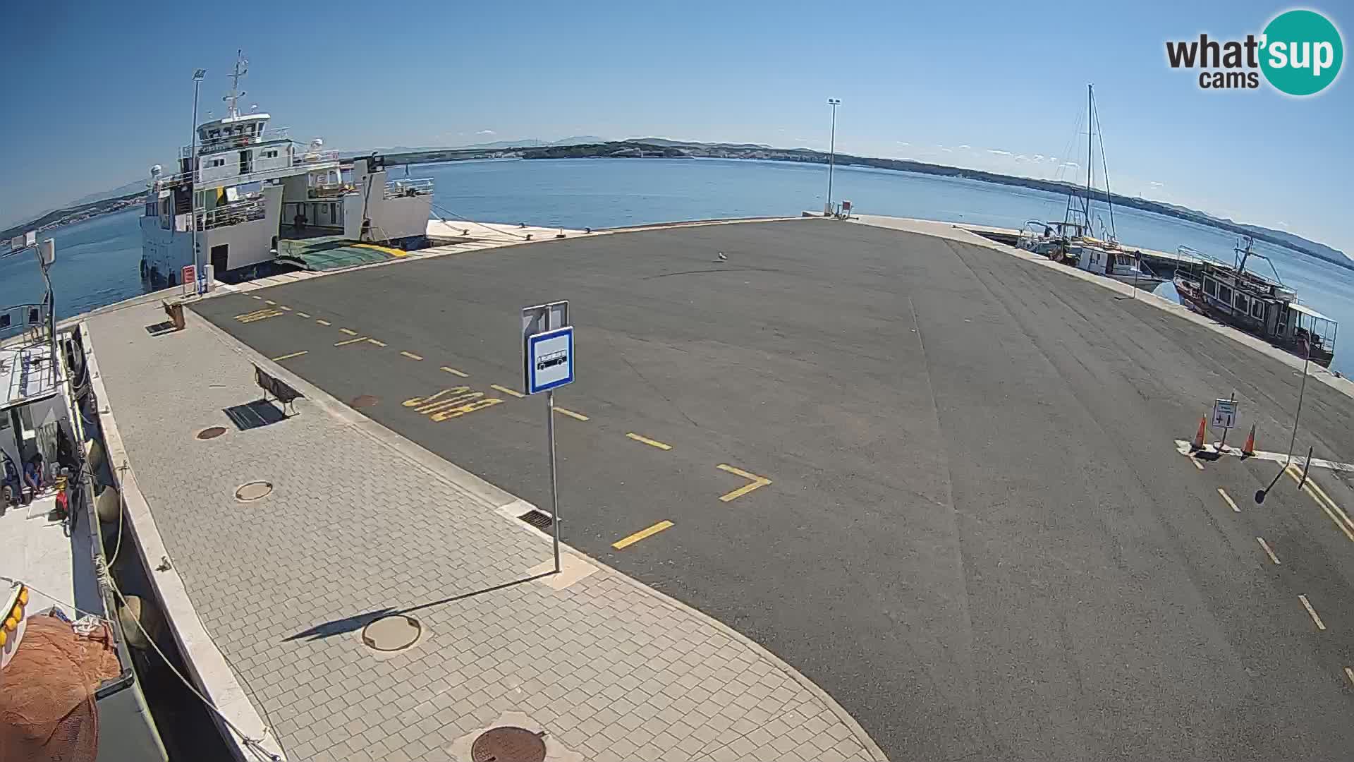 Tkon Live cam – ferry – Dalmatia – Croatia