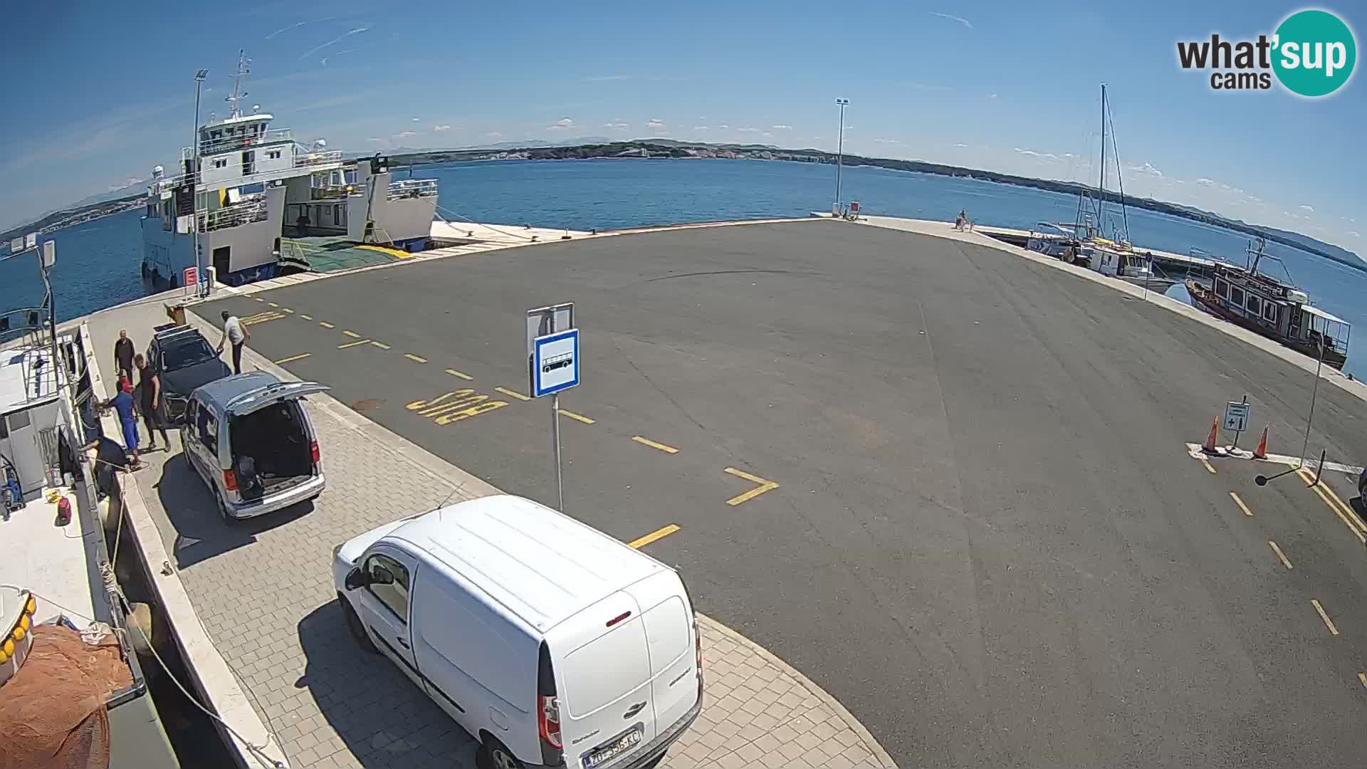 Tkon Live cam – ferry – Dalmatia – Croatia