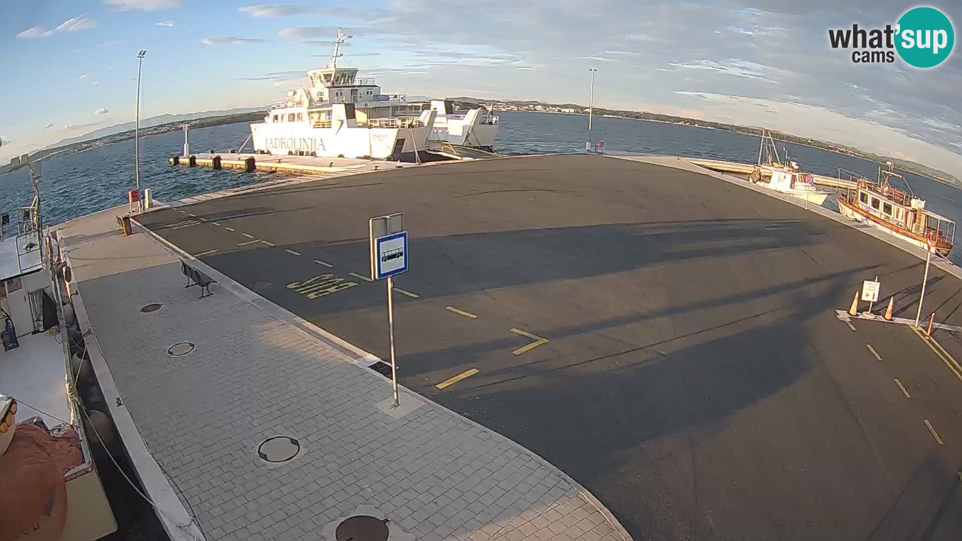 Tkon Live cam – ferry – Dalmatia – Croatia