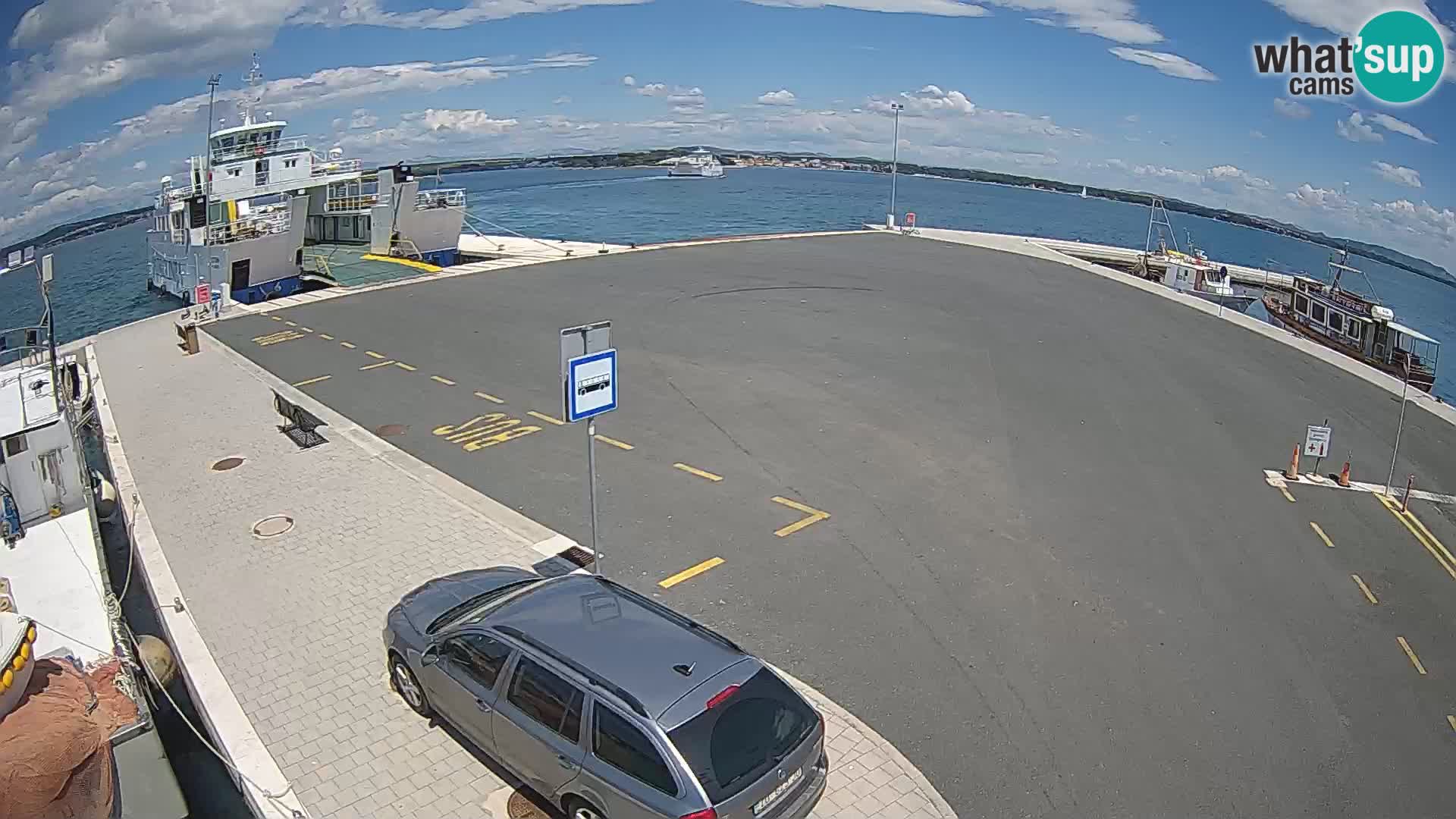 Tkon Live cam – ferry – Dalmatie – Croatie