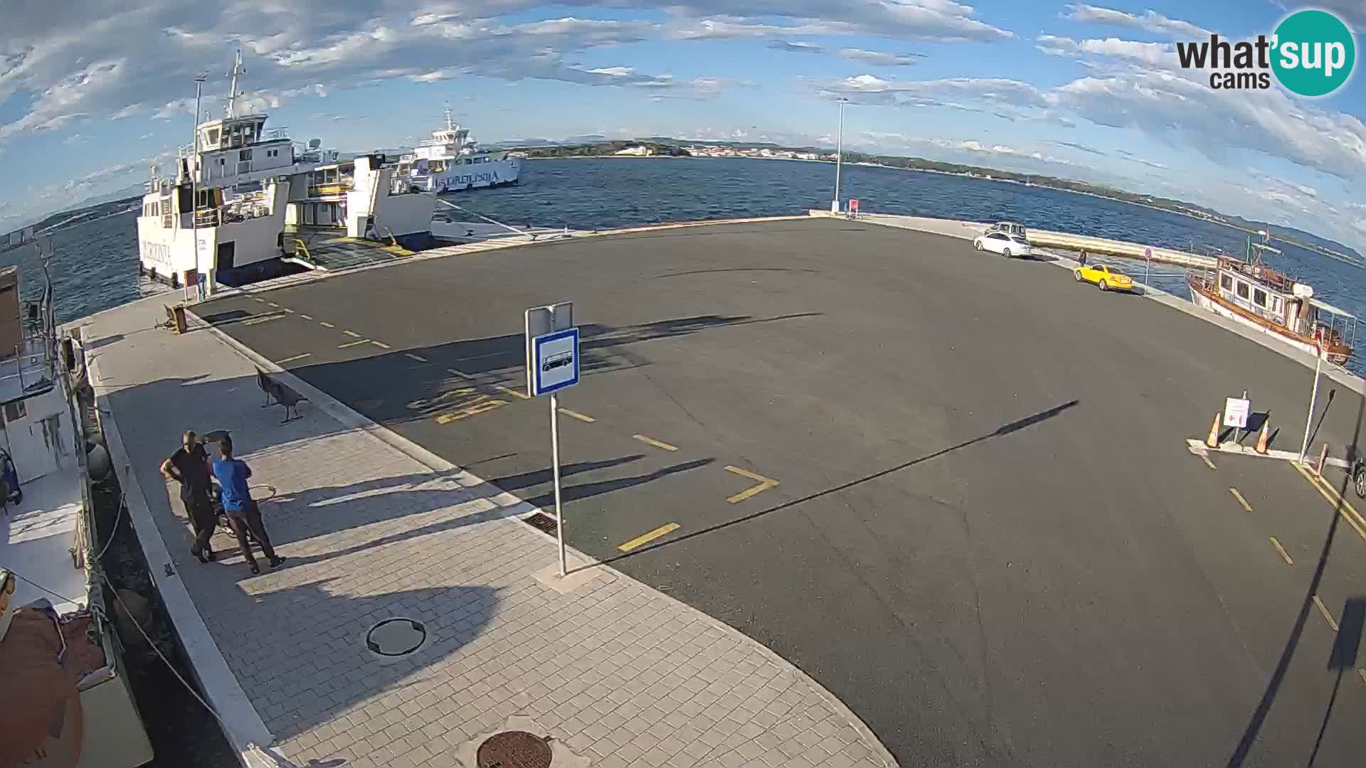 Tkon Live cam – ferry – Dalmatie – Croatie