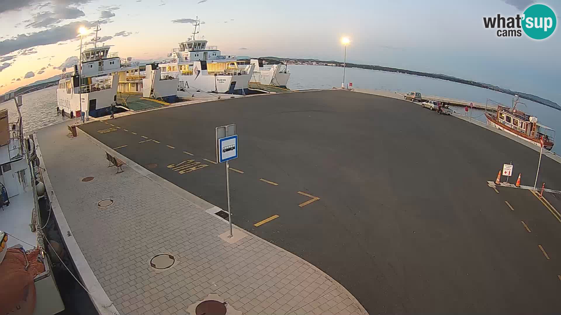 Tkon Live cam – ferry – Dalmatia – Croatia