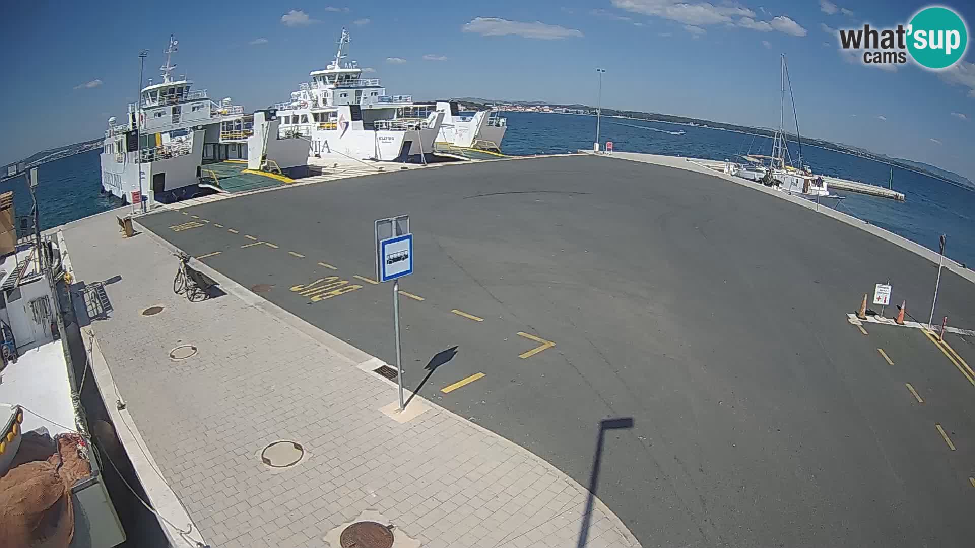 Tkon Live cam – ferry – Dalmatia – Croatia