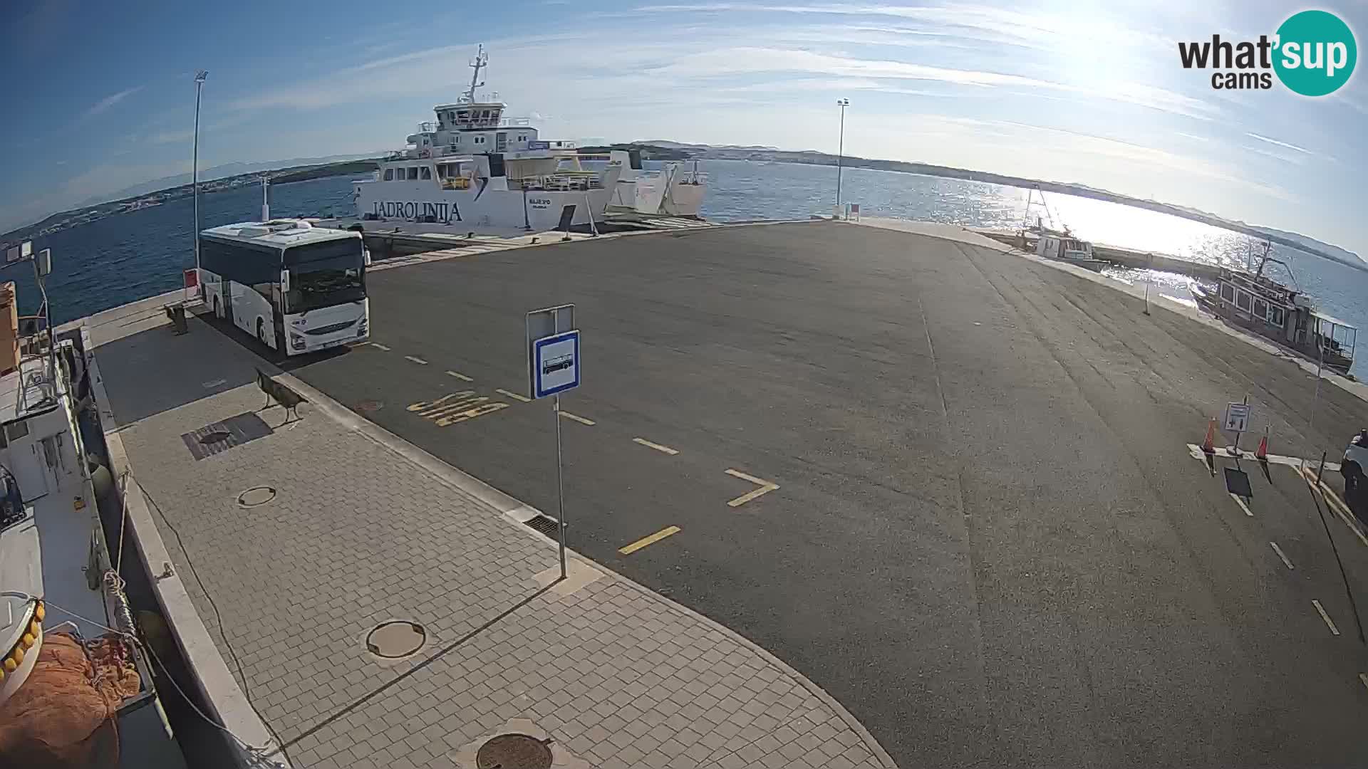Tkon Live cam – ferry – Dalmatia – Croatia