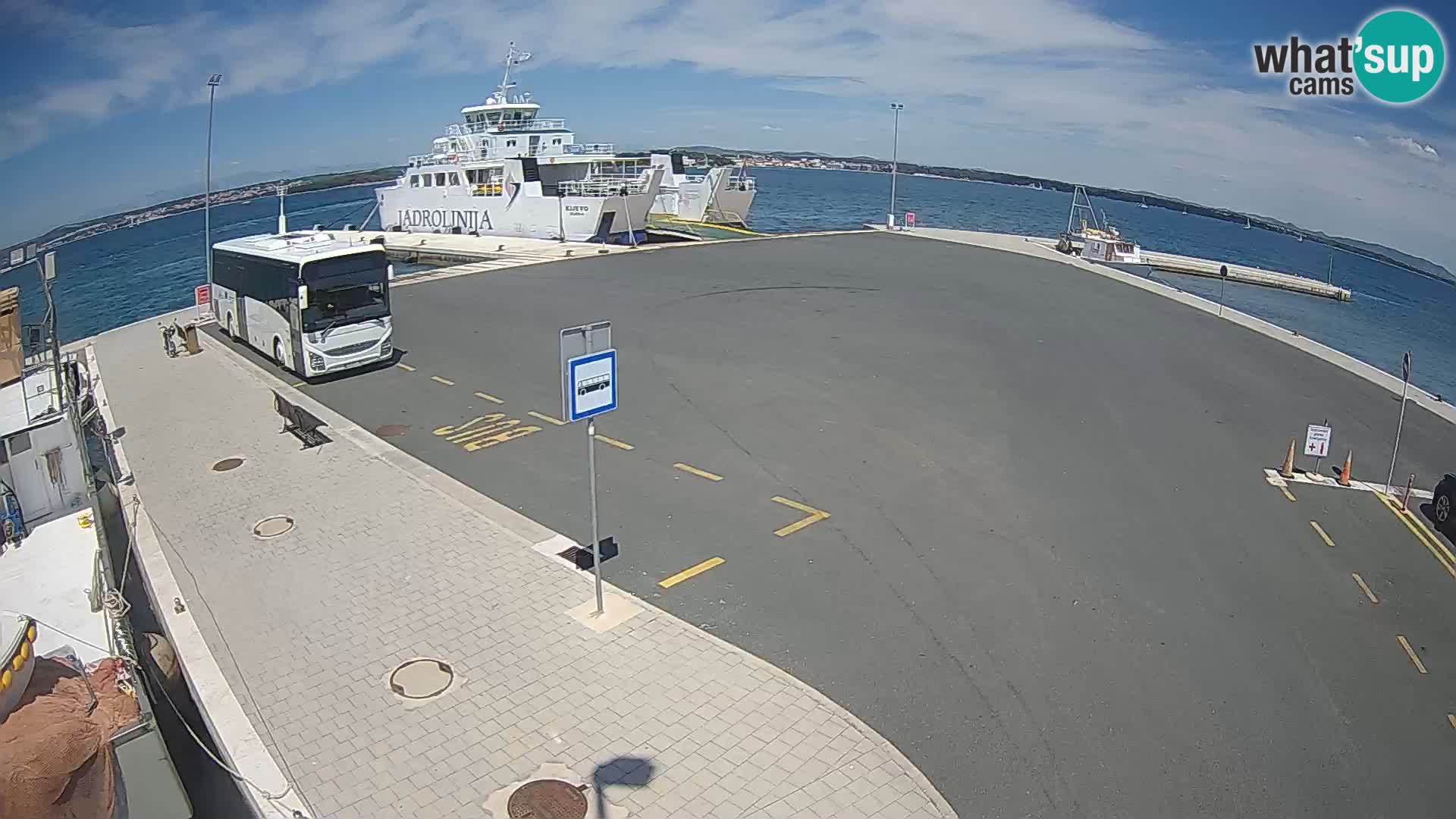 Tkon Live cam – ferry – Dalmatia – Croatia