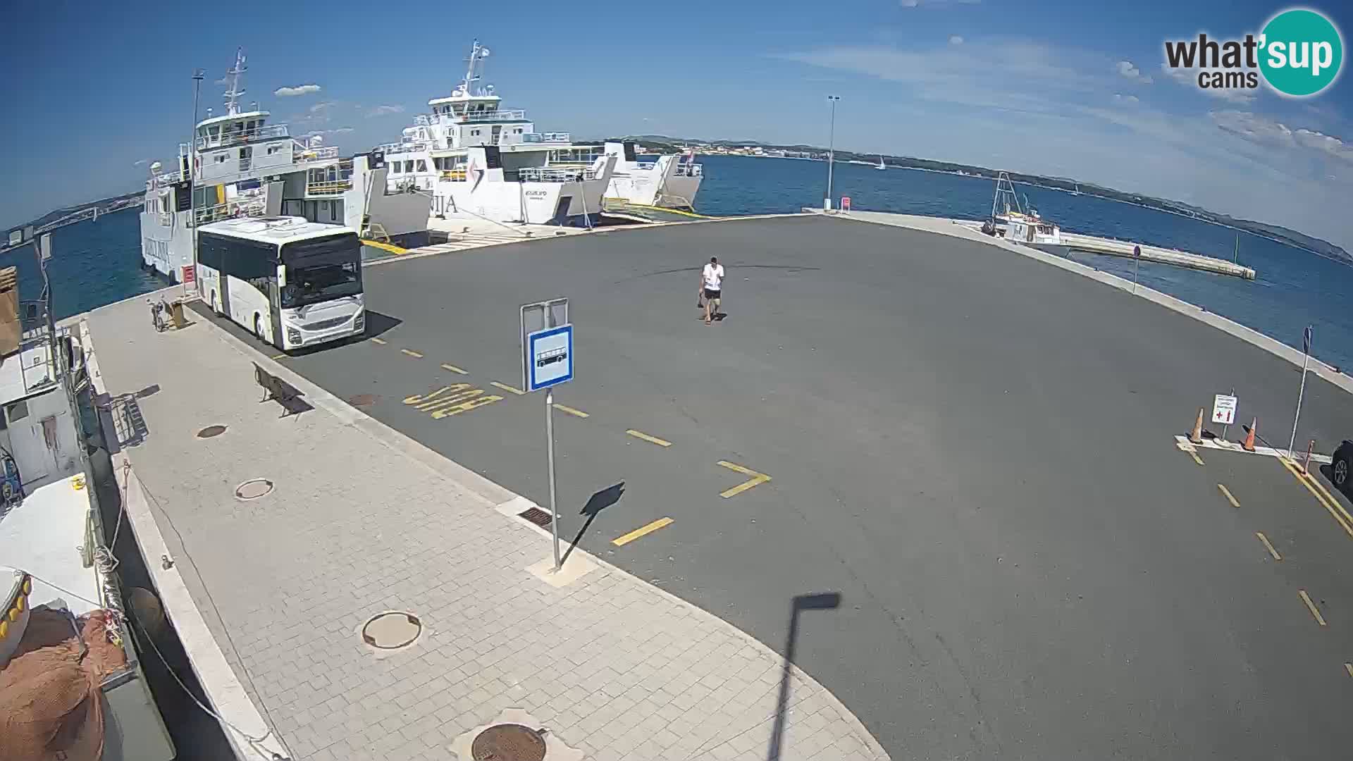 Tkon Live cam – ferry – Dalmatia – Croatia