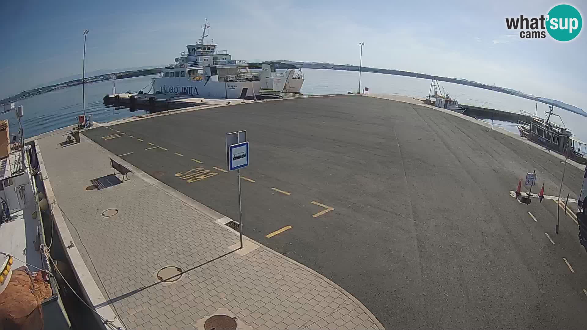 Tkon Live cam – ferry – Dalmatia – Croatia