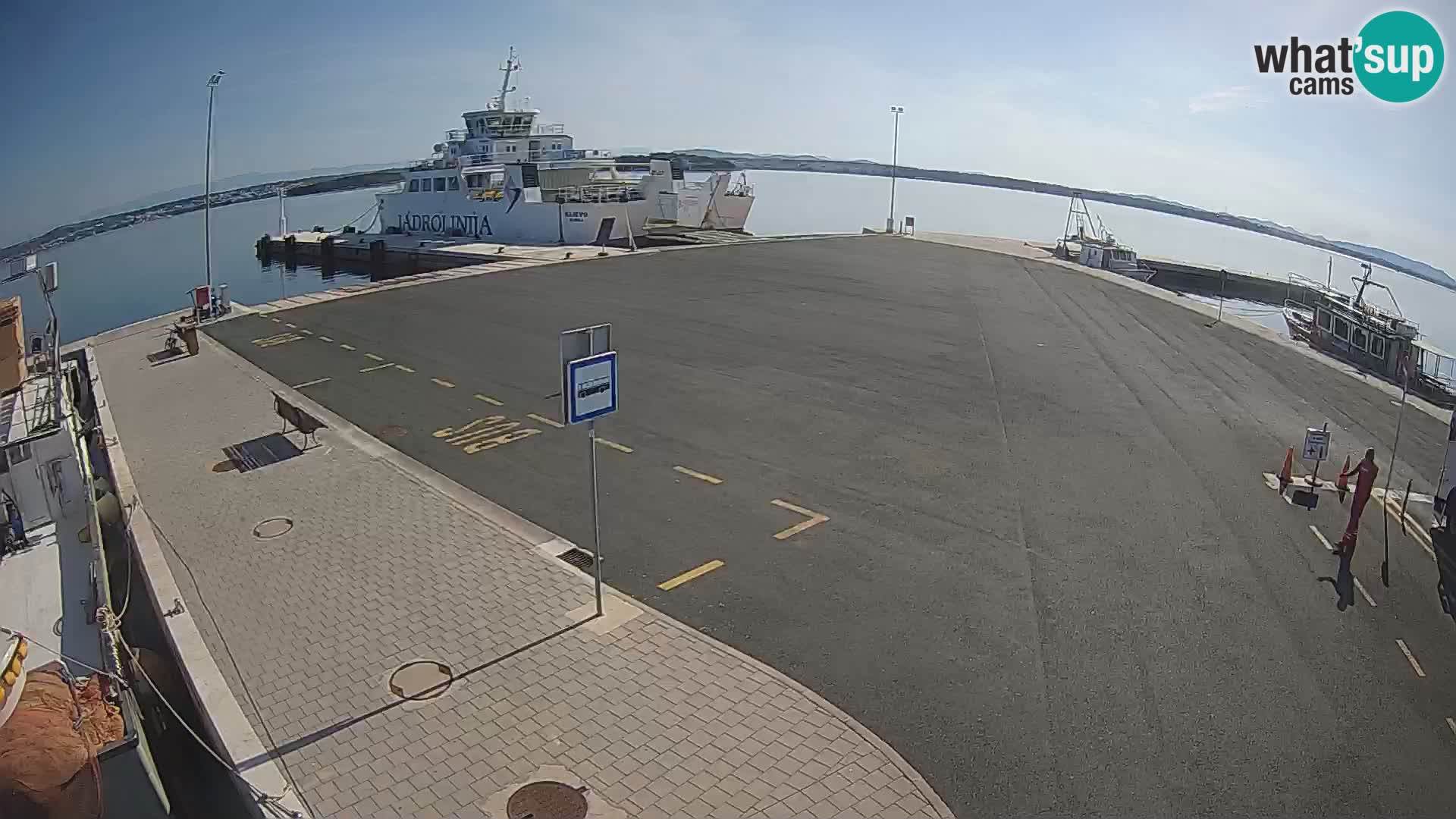 Tkon Live cam – ferry – Dalmatia – Croatia