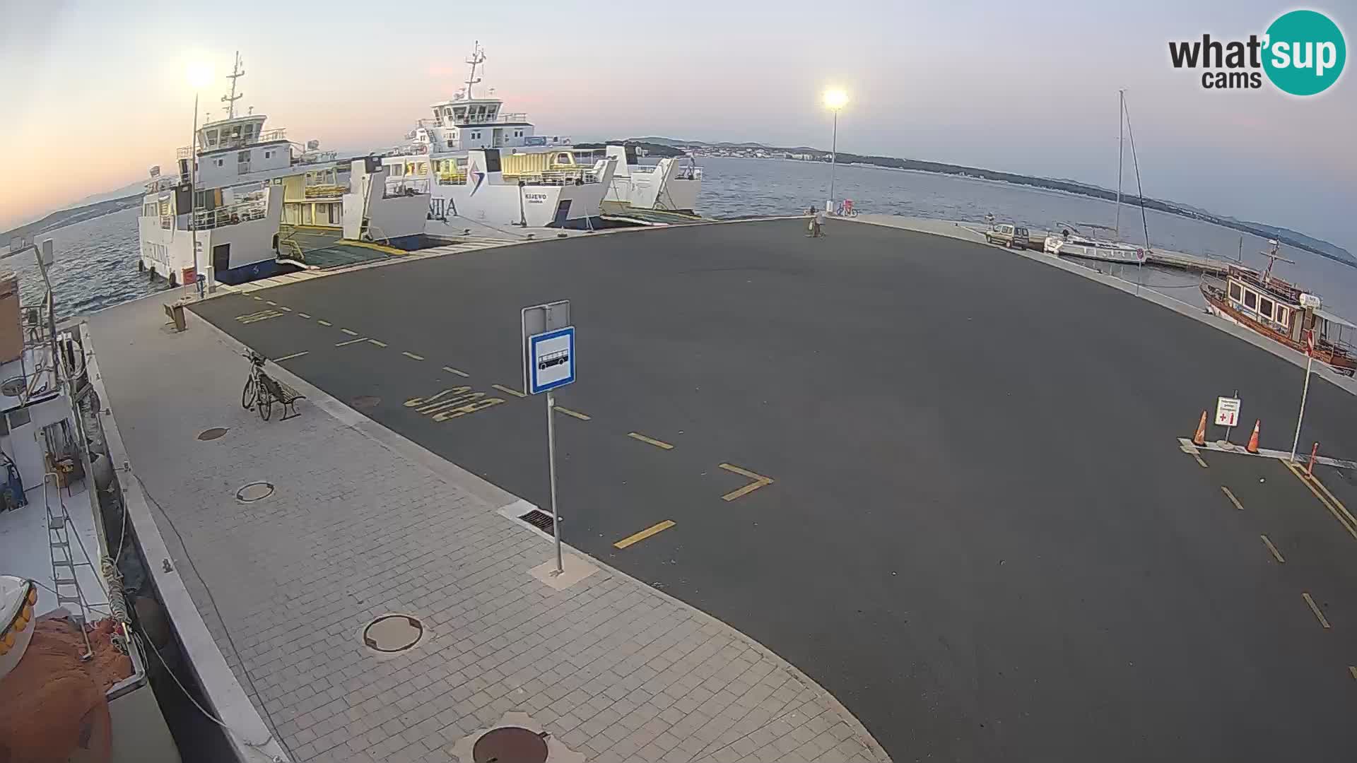 Tkon Live cam – ferry – Dalmatia – Croatia