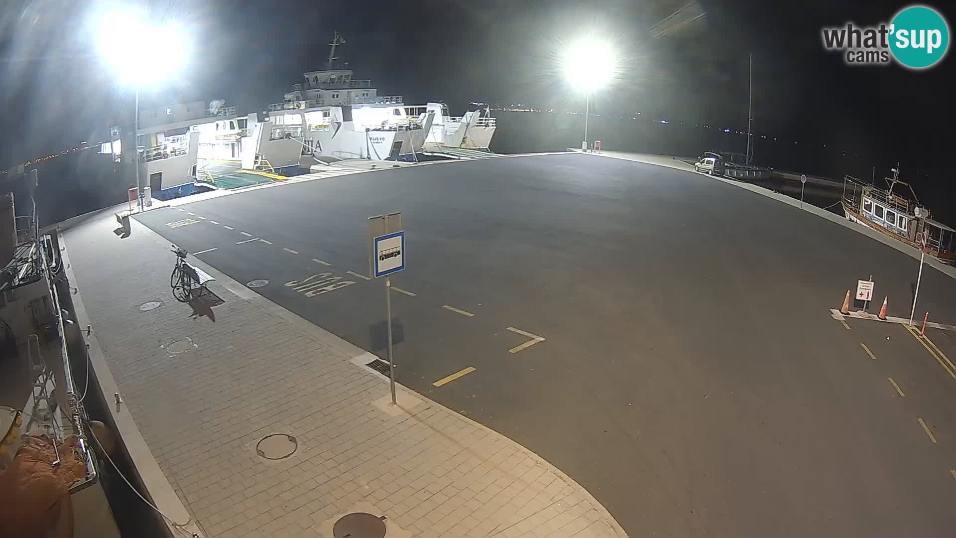 Tkon v živo – trajekt – Dalmacija – Hrvaška