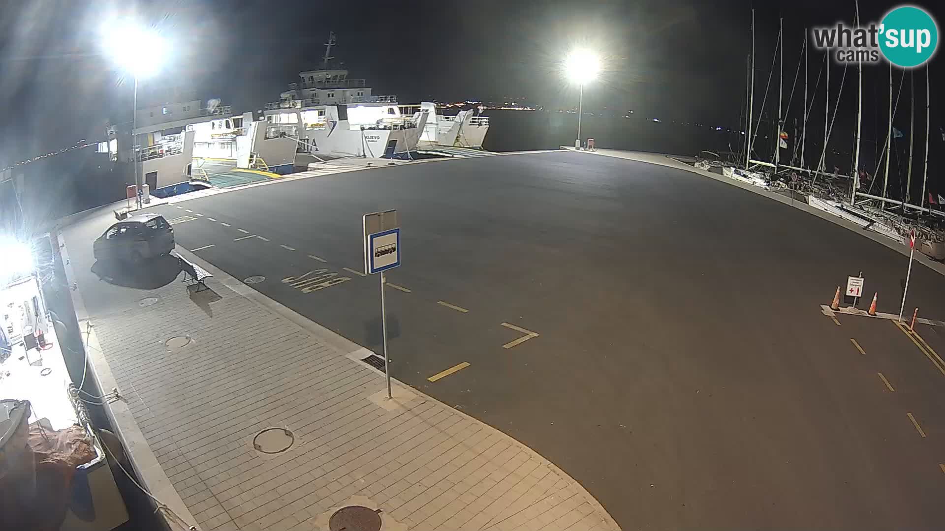 Tkon Live cam – Fähre – Dalmatien – Kroatien