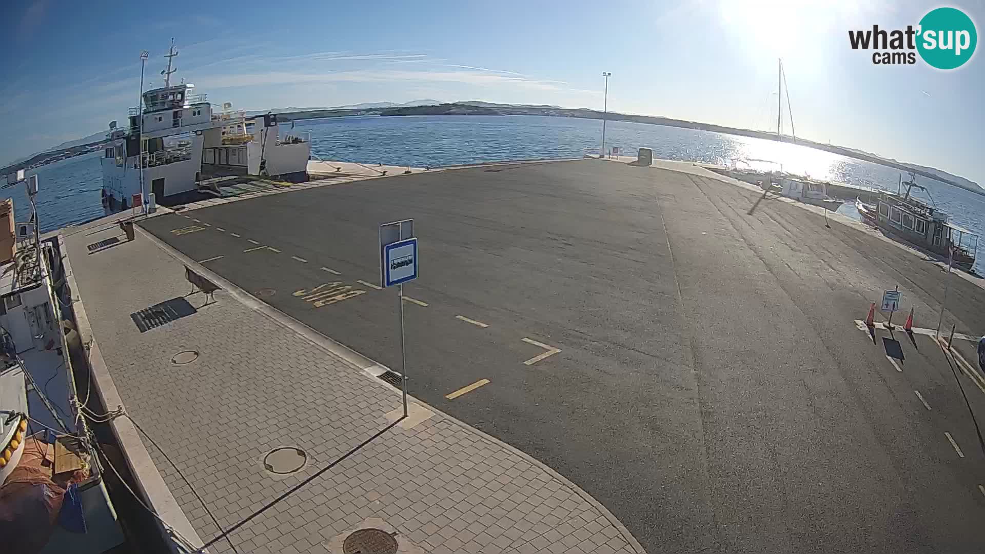 Tkon Live cam – traghetto – Dalmazia – Croazia