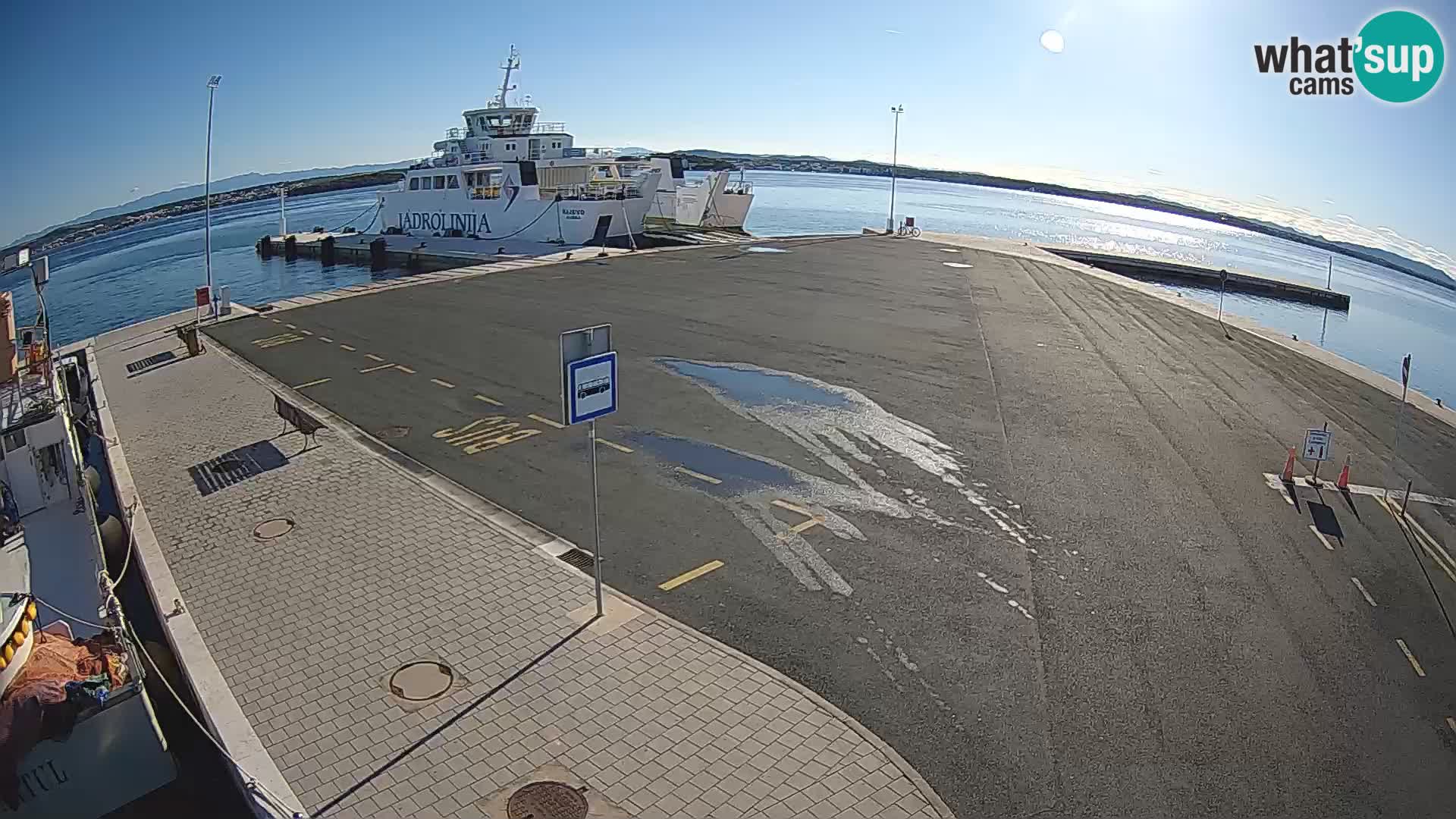 Tkon Live cam – ferry – Dalmatia – Croatia