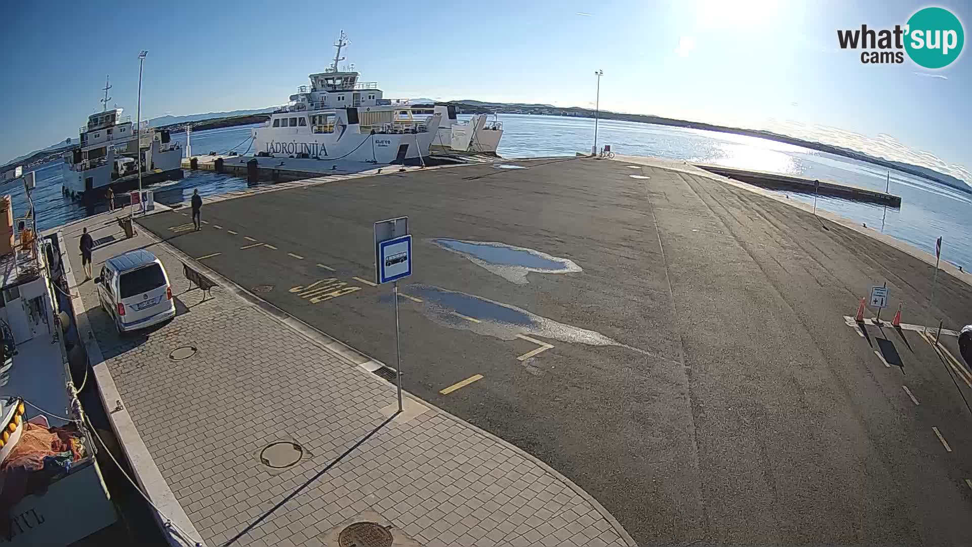 Tkon Live cam – ferry – Dalmatia – Croatia