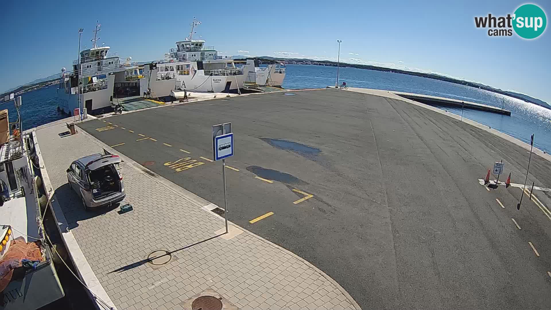 Tkon Live cam – ferry – Dalmatia – Croatia