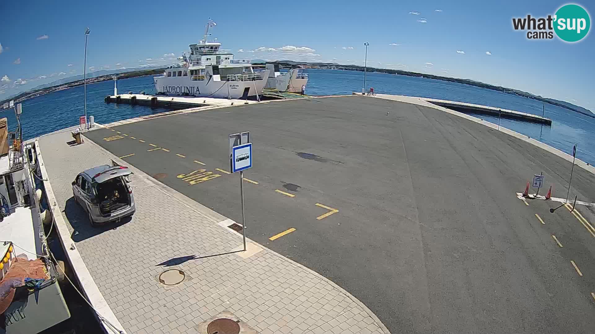Tkon Live cam – ferry – Dalmatia – Croatia